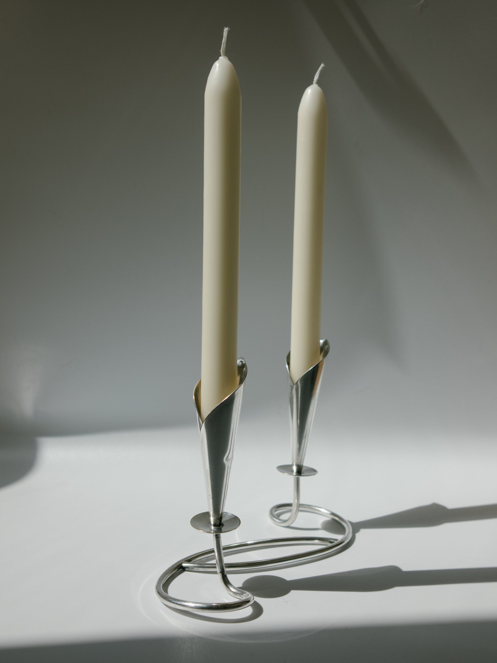 Calla Lily Candle Holder - Denmark, c. 1960s — lifestyle setting