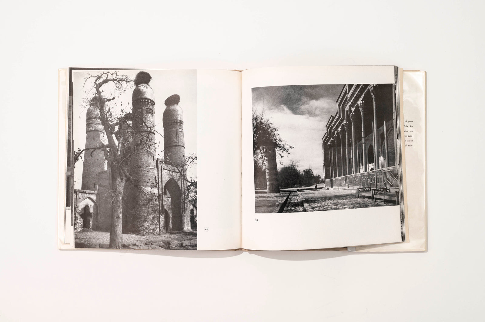 Architectural Monuments of Middle Asia: Bukhara, Samarkand, 1969 Architecture Book — side angle
