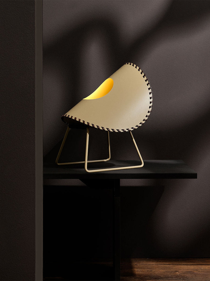 Zero' Floor Lamp by Uniqka | The Oblist — modern leather design