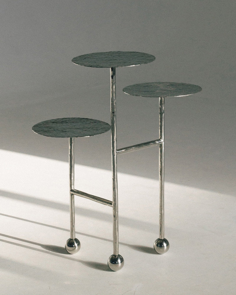 Liquid Side Table Stainless Steel by Furn Object | The Oblist