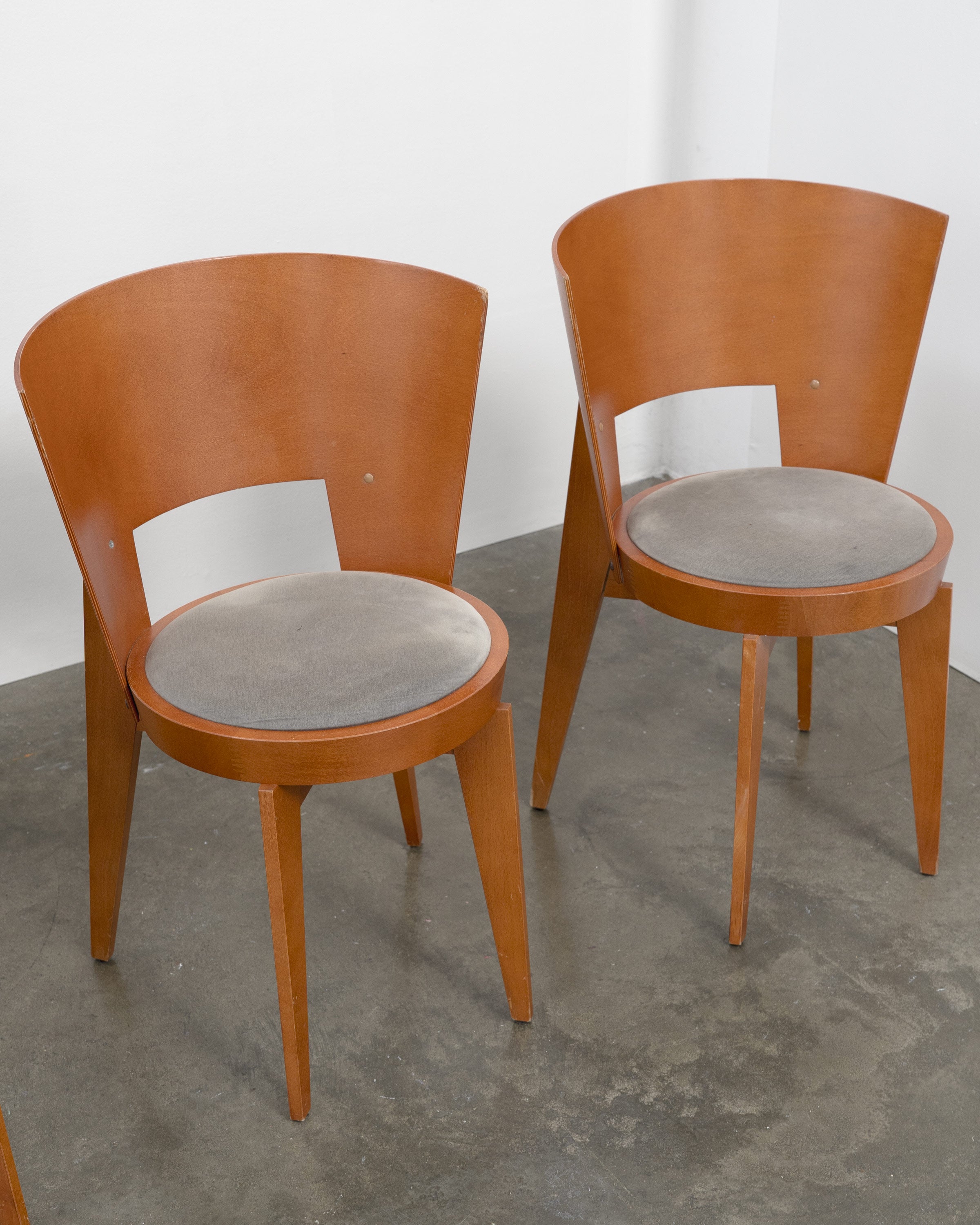 4 "Ola" Dining Chairs designed by Pascal Mourgue