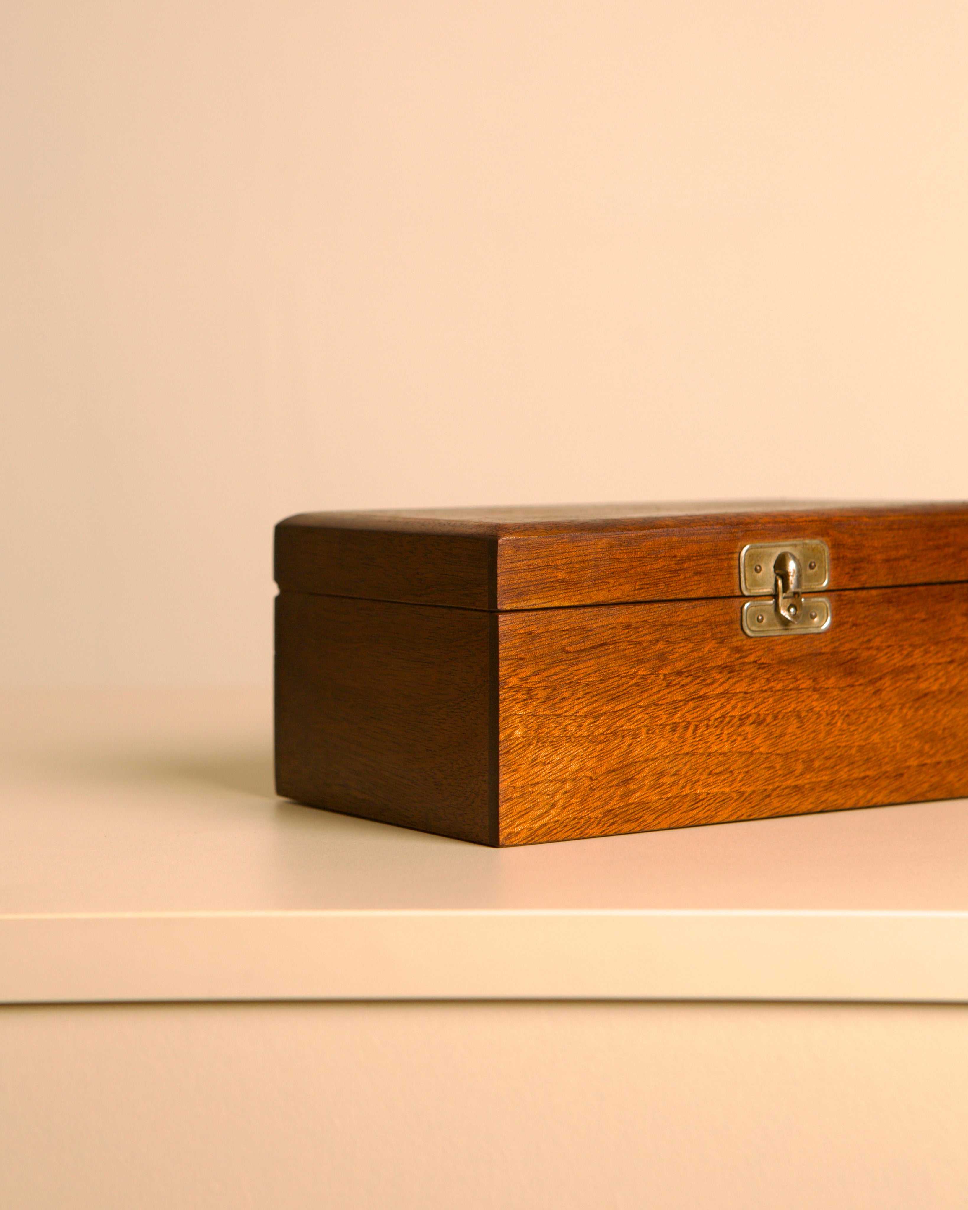 Mahogany box, Italy, 1960s — alternate view