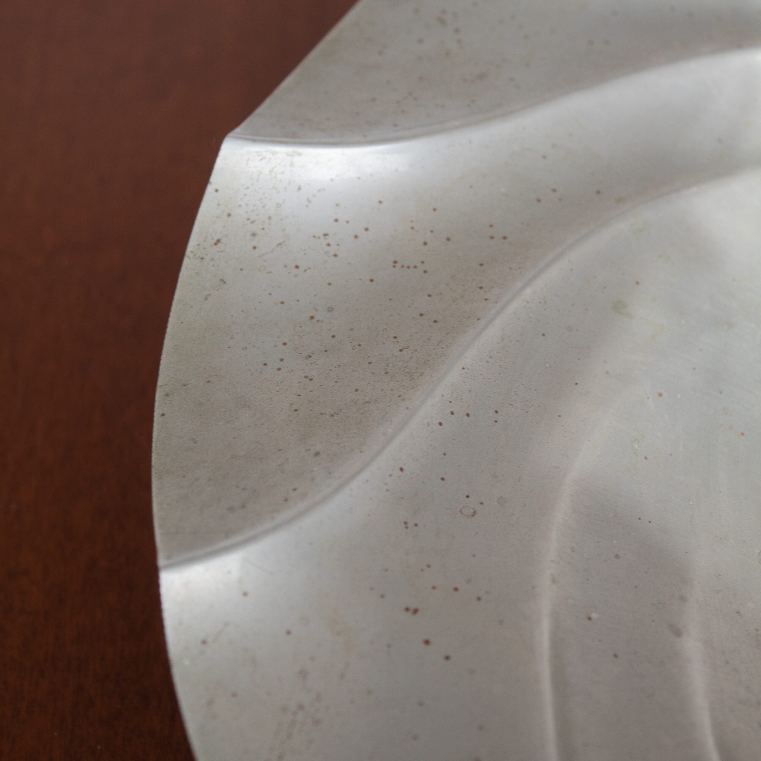 Art Deco Silver Plate Tray – Sculptural Serving Piece — alternate view