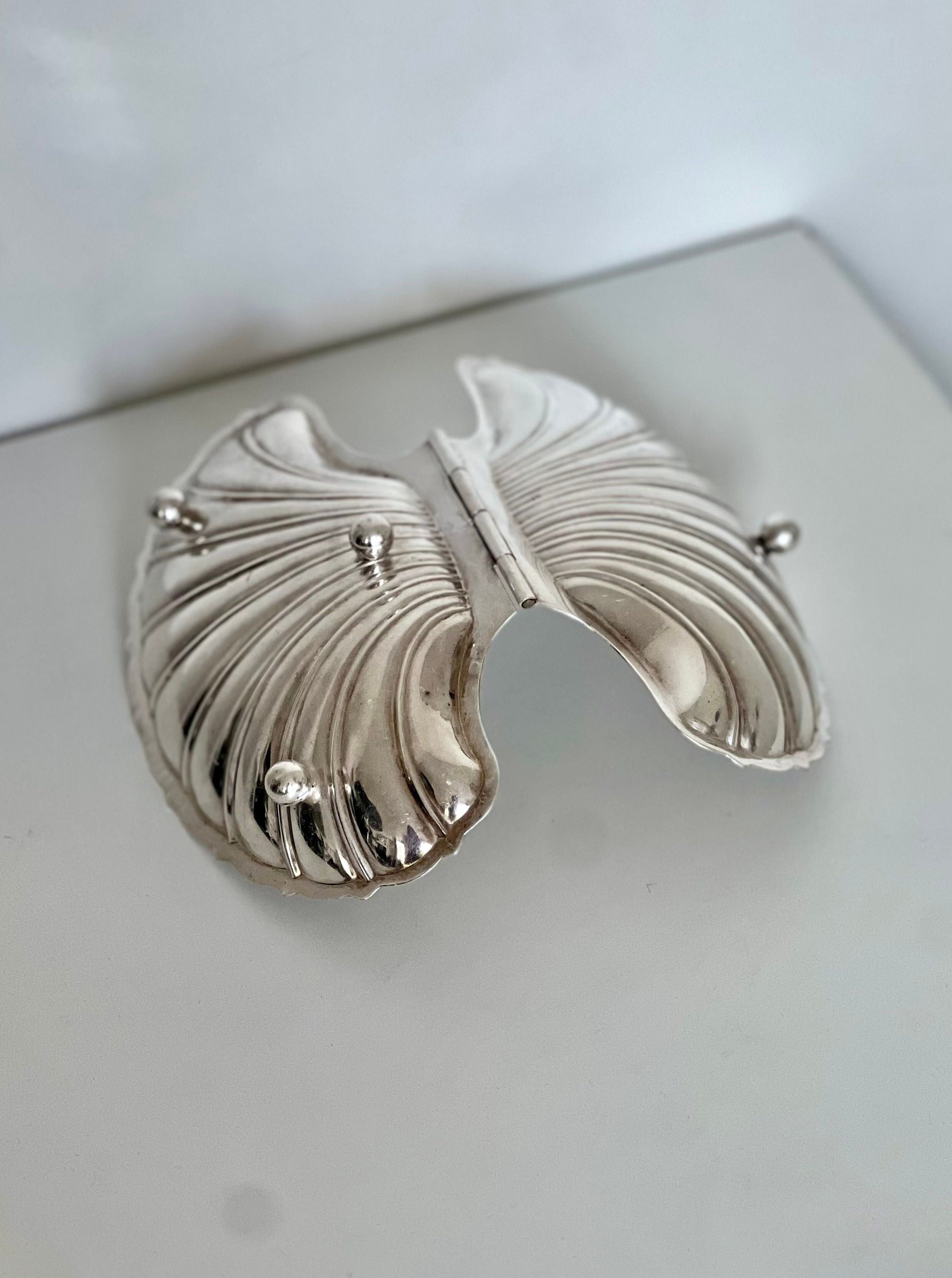 Silver Shell Dish