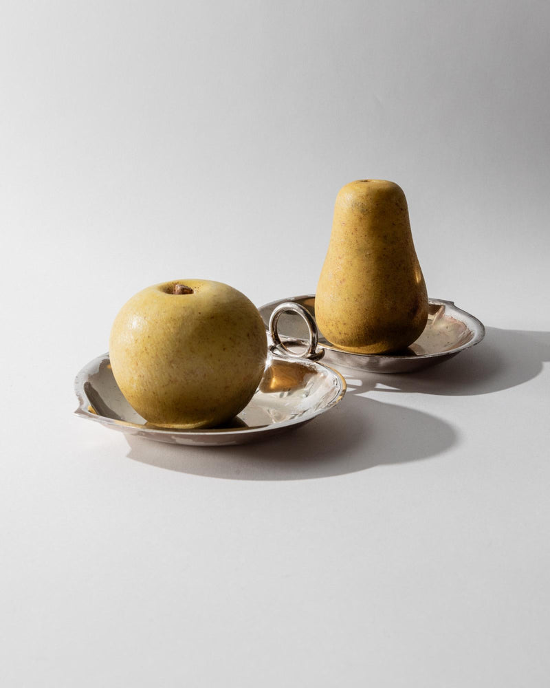 1960s Silver Plated Vide Poche Bowl by Bottega Jacobs | The Oblist — silver metal, vintage design