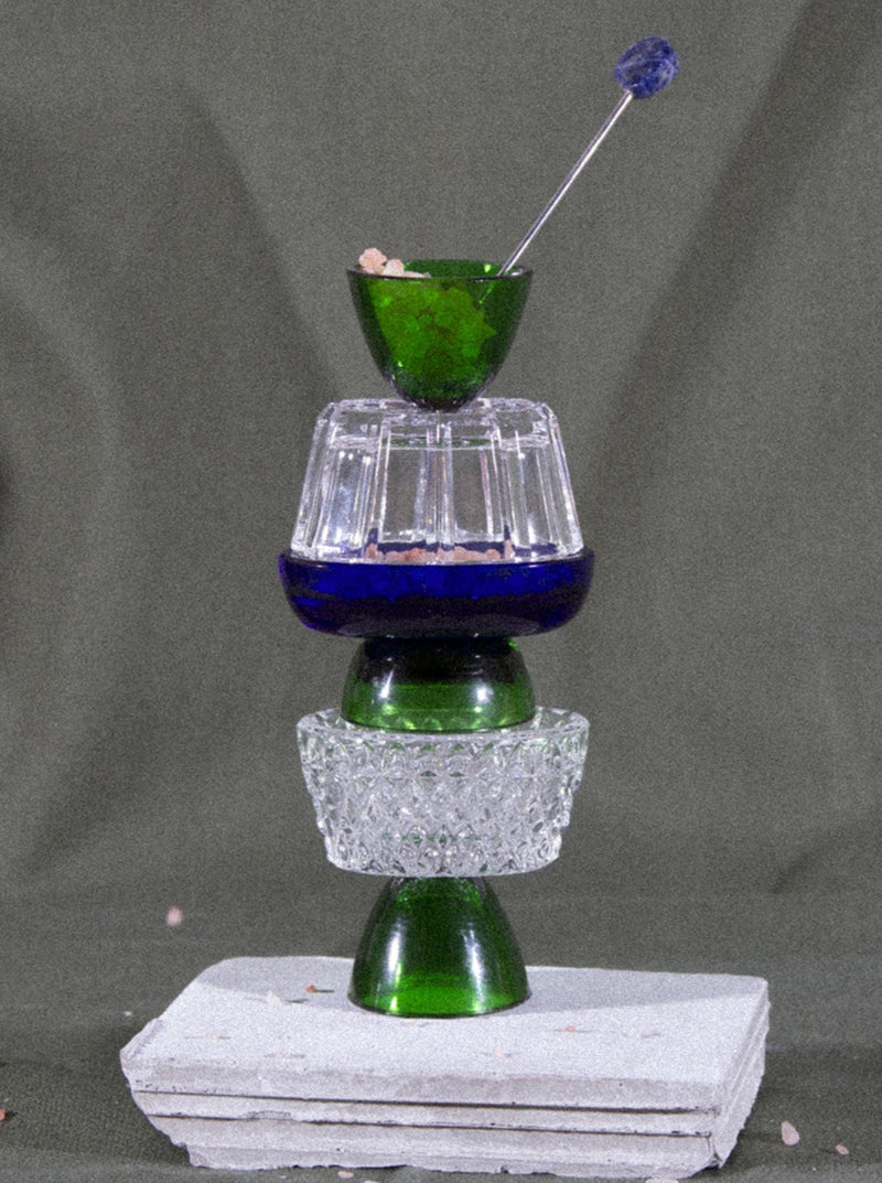 Diamantino Salt Cellar Green by Natalia Criado | The Oblist
