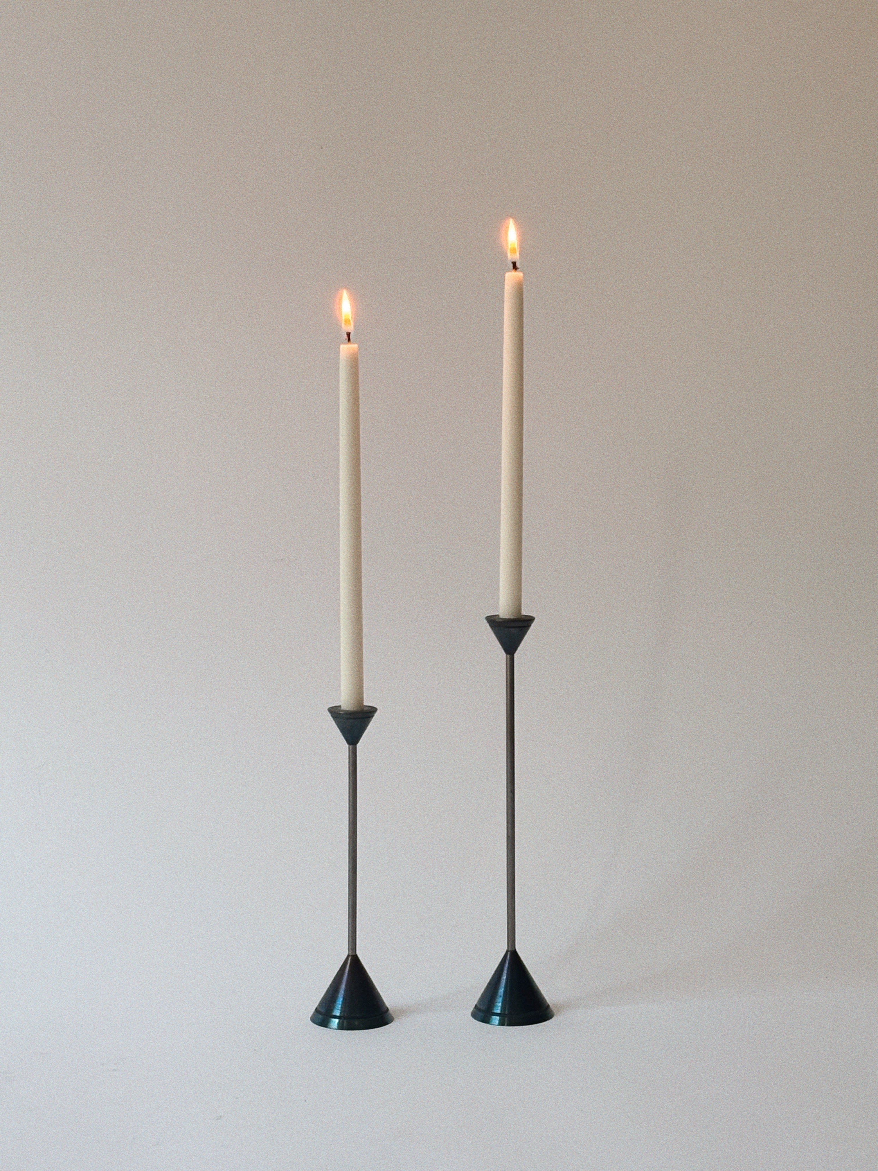 Postmodern Metal Candleholders by Huerto | The Oblist