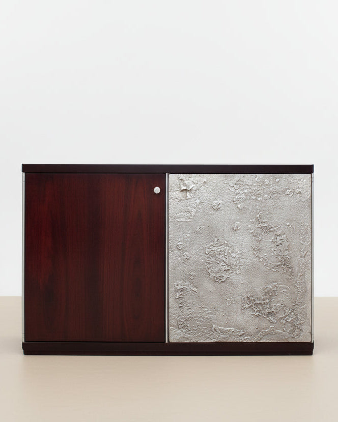 Modern Italian Sideboard/Cabinet in Wood and Metal