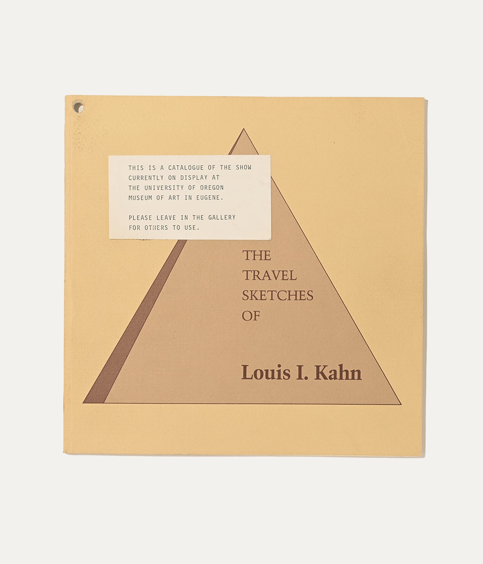 The Travel Sketches of Louis I. Kahn, Pennsylvania Academy of Fine Arts, 1978 Art Book by ARCHIVISM | The Oblist