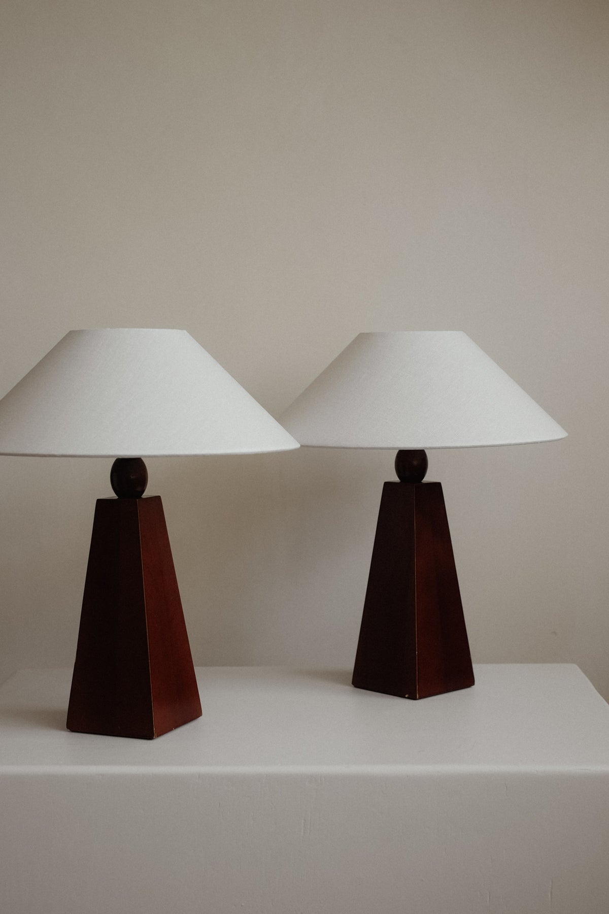 Timeless Elegance Wooden Table Lamp — alternate view