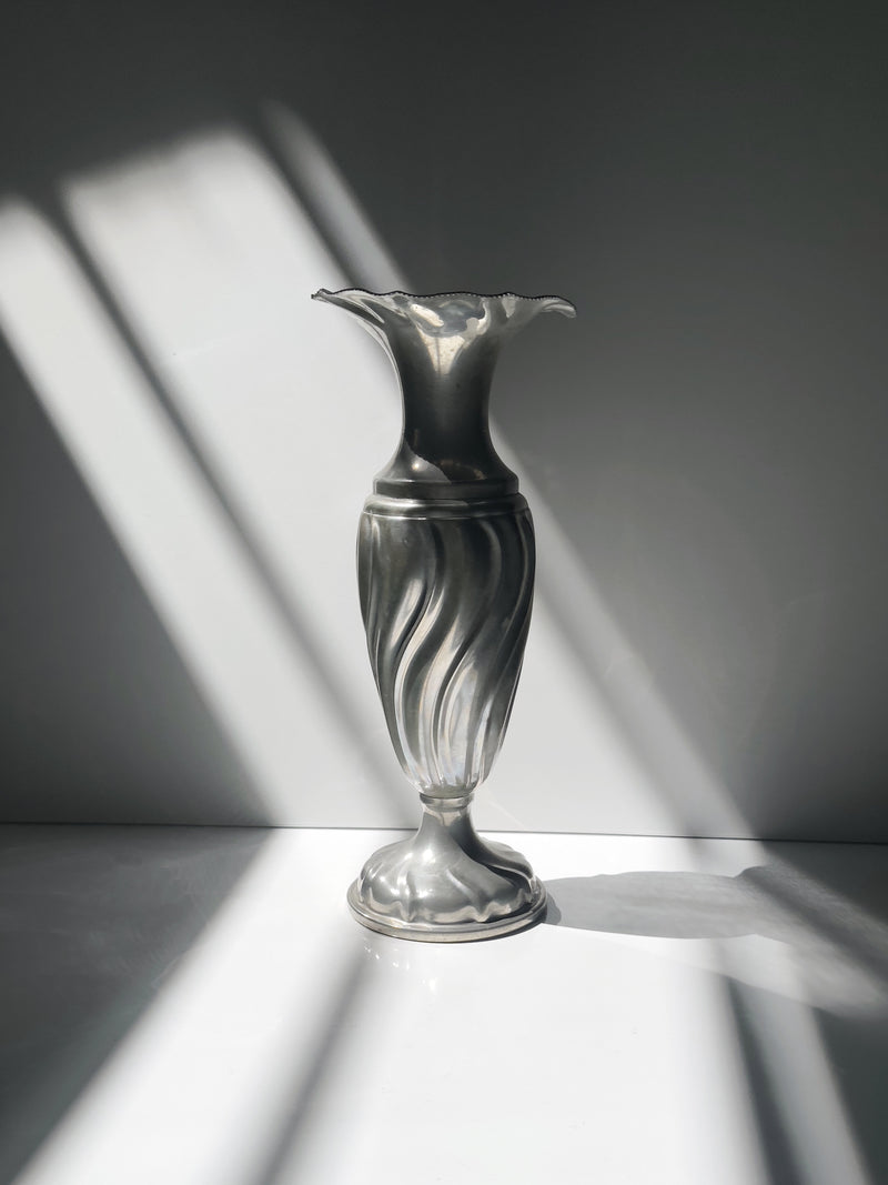 Italian pewter vase - 1970s by Dodo Vintage | The Oblist