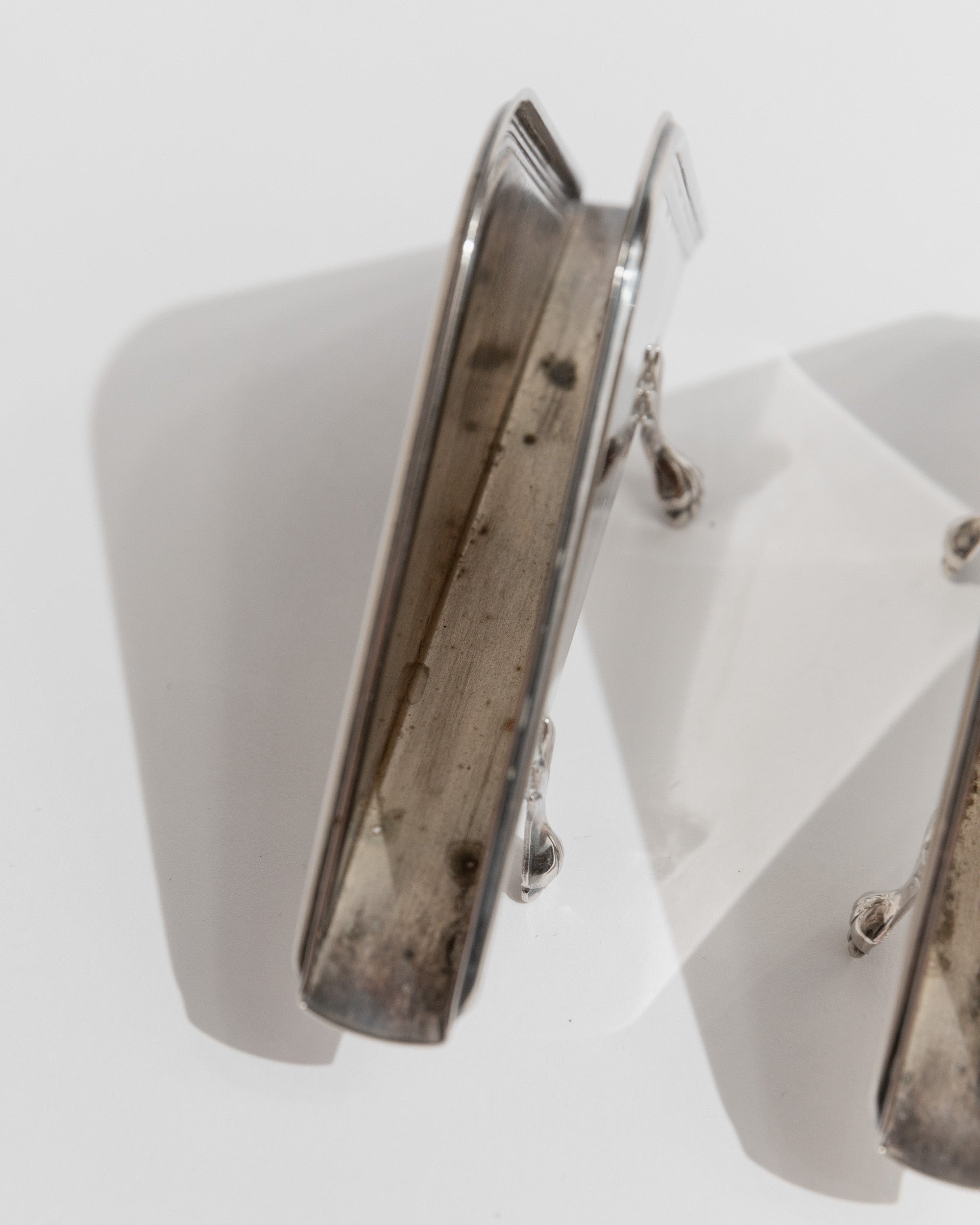 Set of 2 Triangular Napkin Holders, Italy 1970s