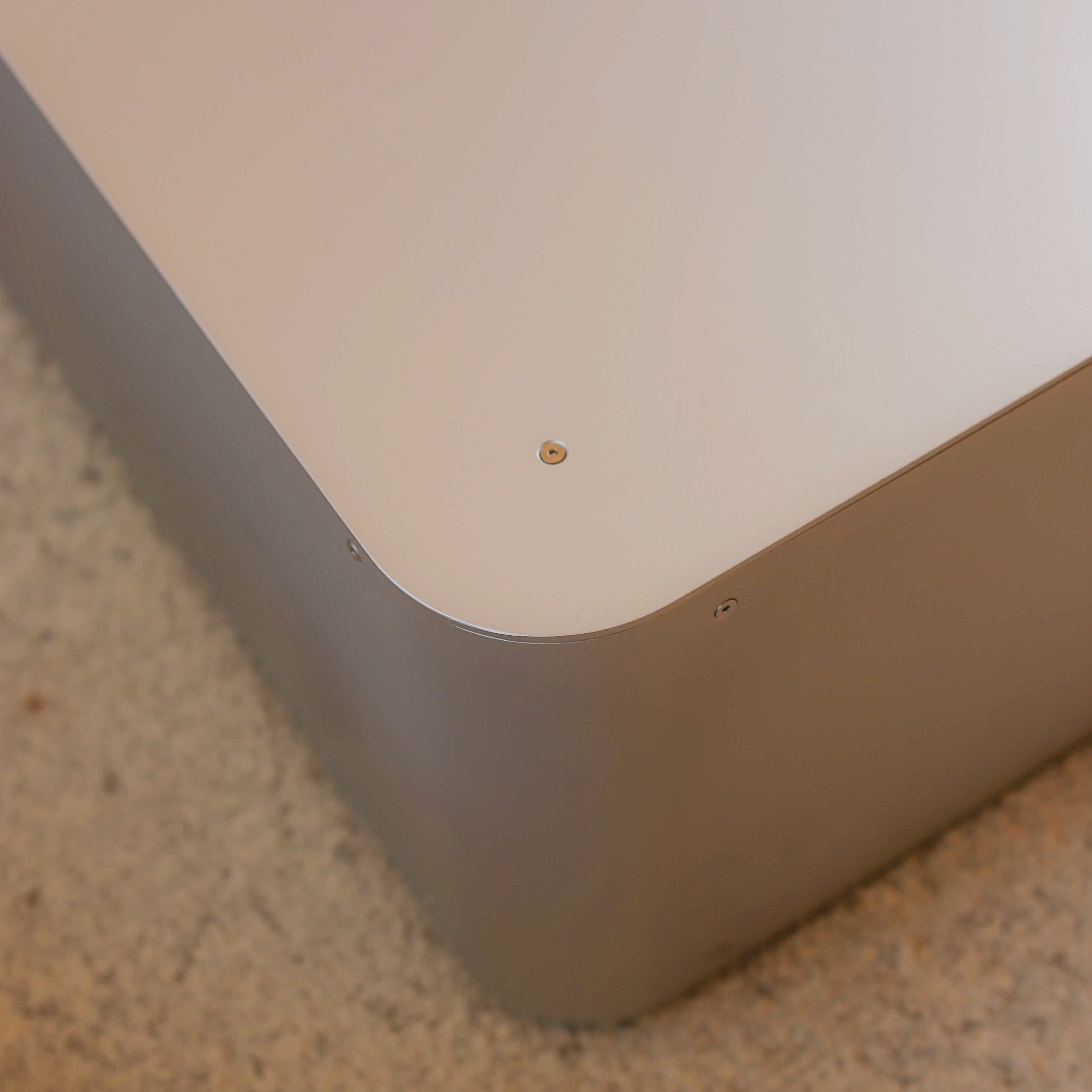 Gadroon Coffee Table in Aluminium — lifestyle setting