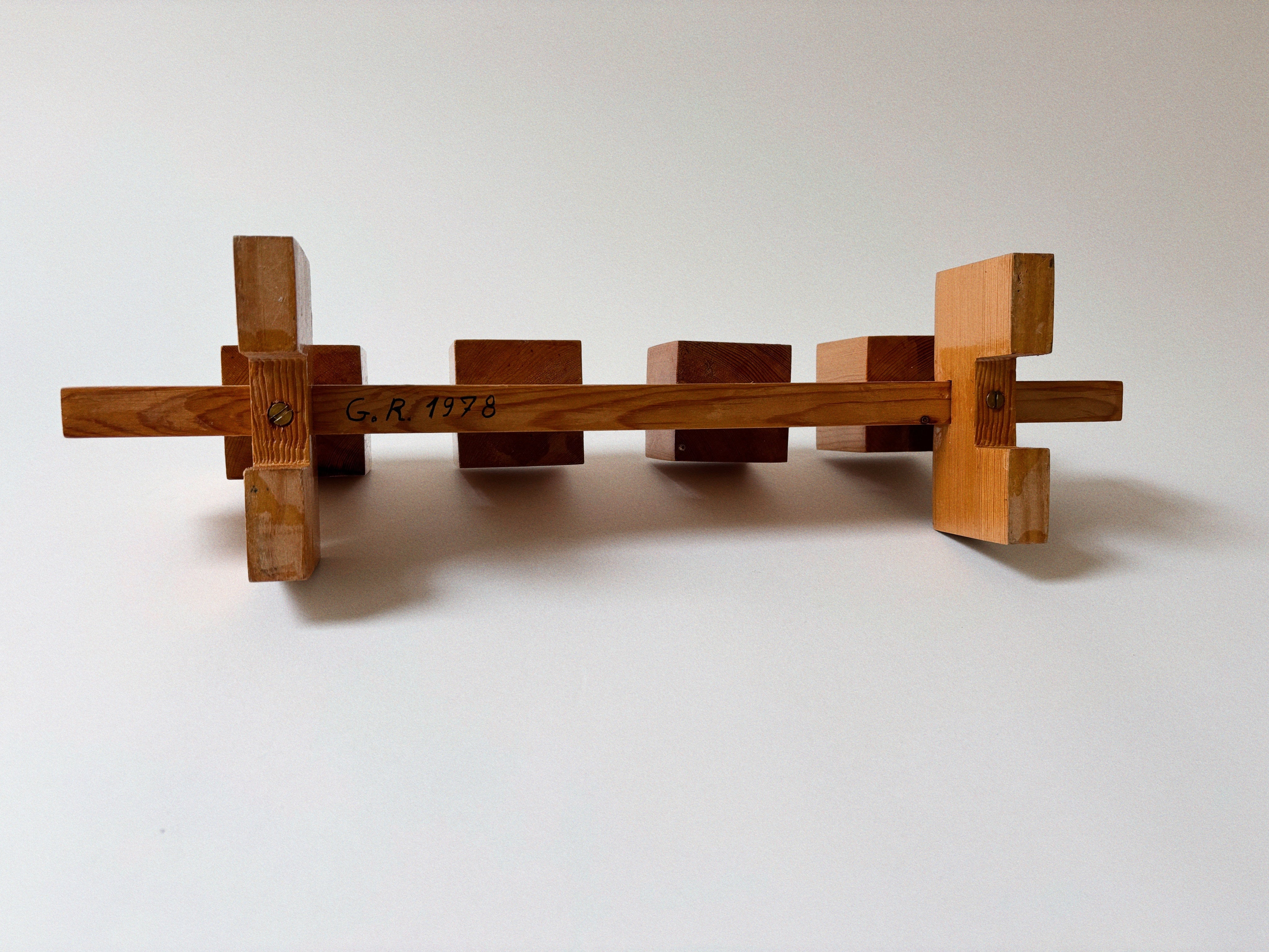 Blocky Artisan Candleholder, 1978 Scandinavia — additional view