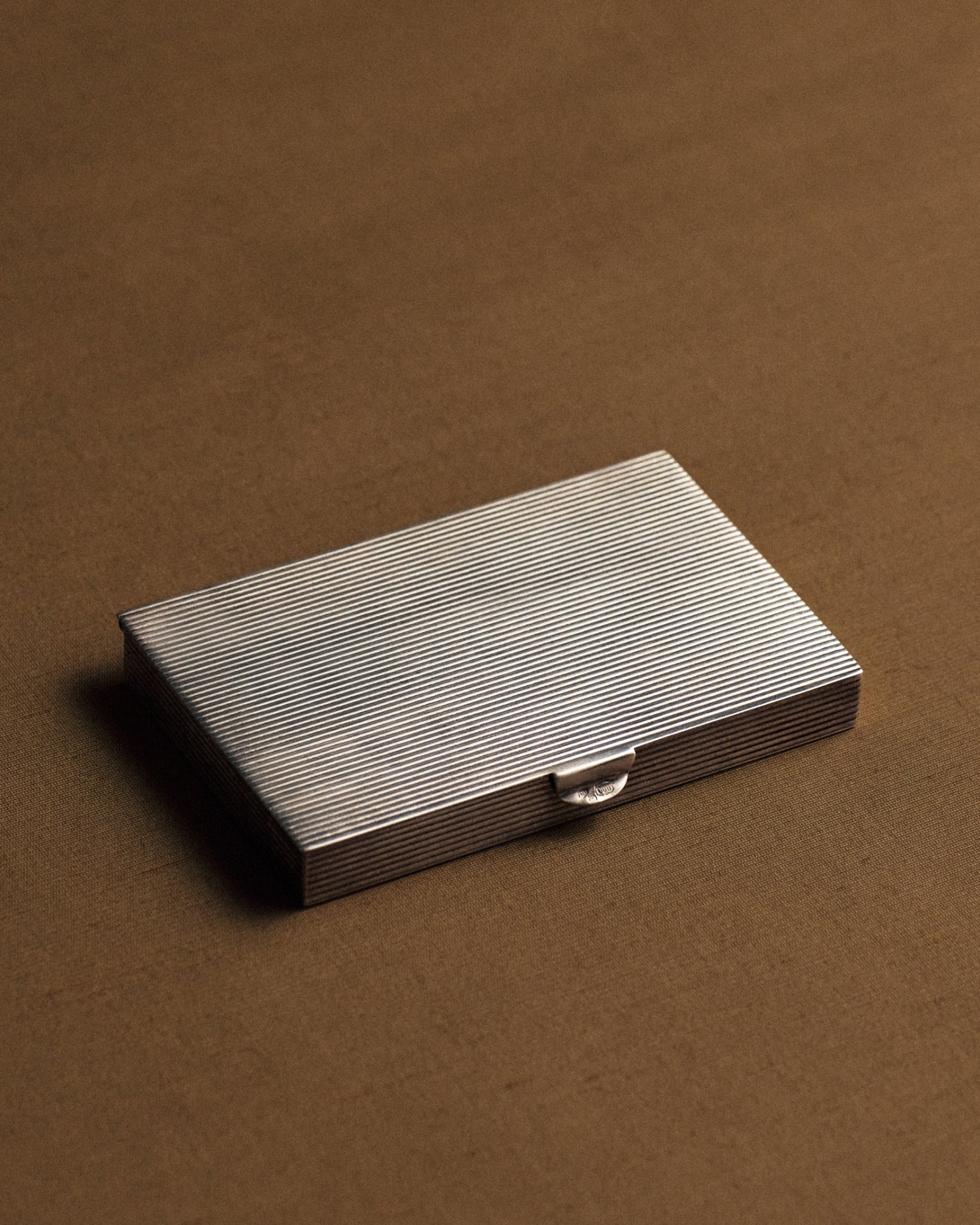Ribbed Sterling Silver Box by Matter Edit | The Oblist