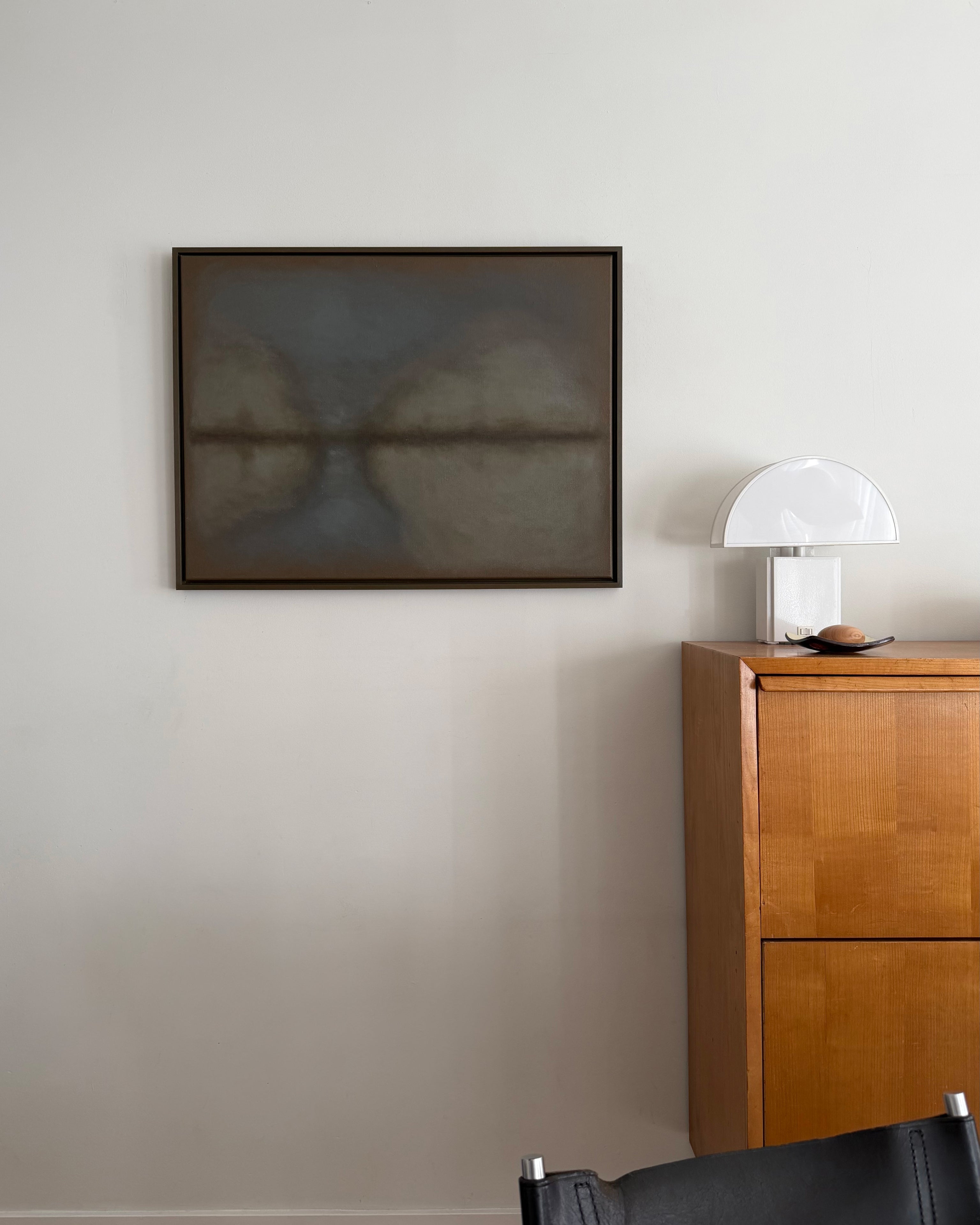 'Many rivers to cross' painting — additional view