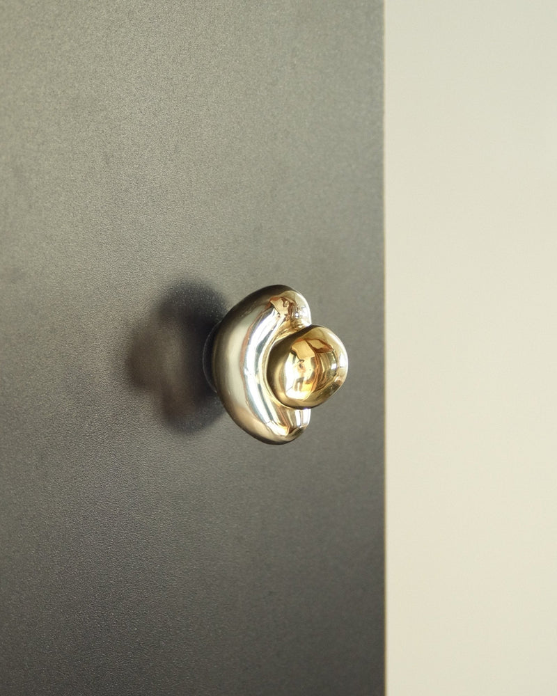 BEAN Cabinet Knob by Maha Alavi | The Oblist — polished metal finish
