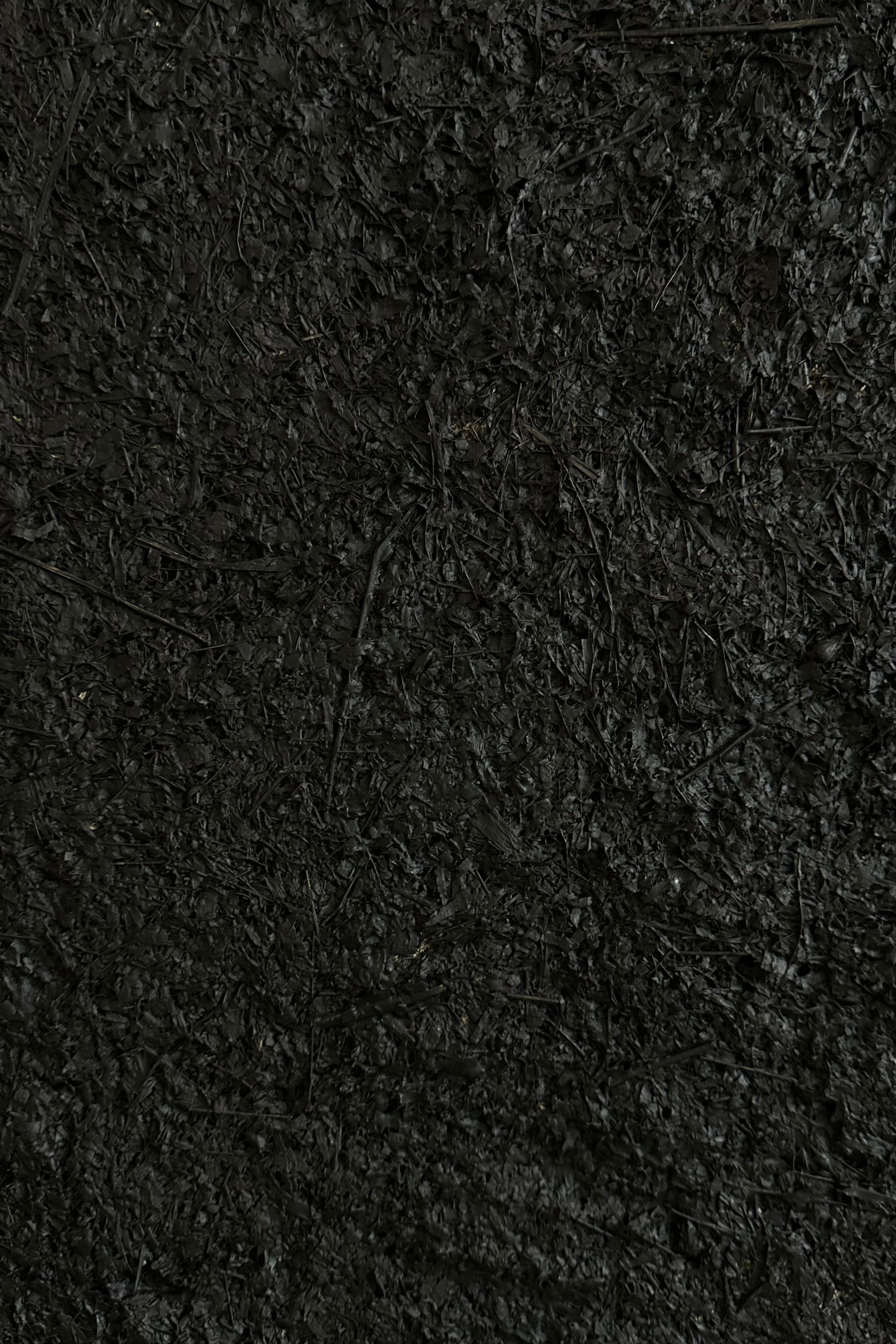 ARCHE 06' sculptural wall art — back view showing textured black surface