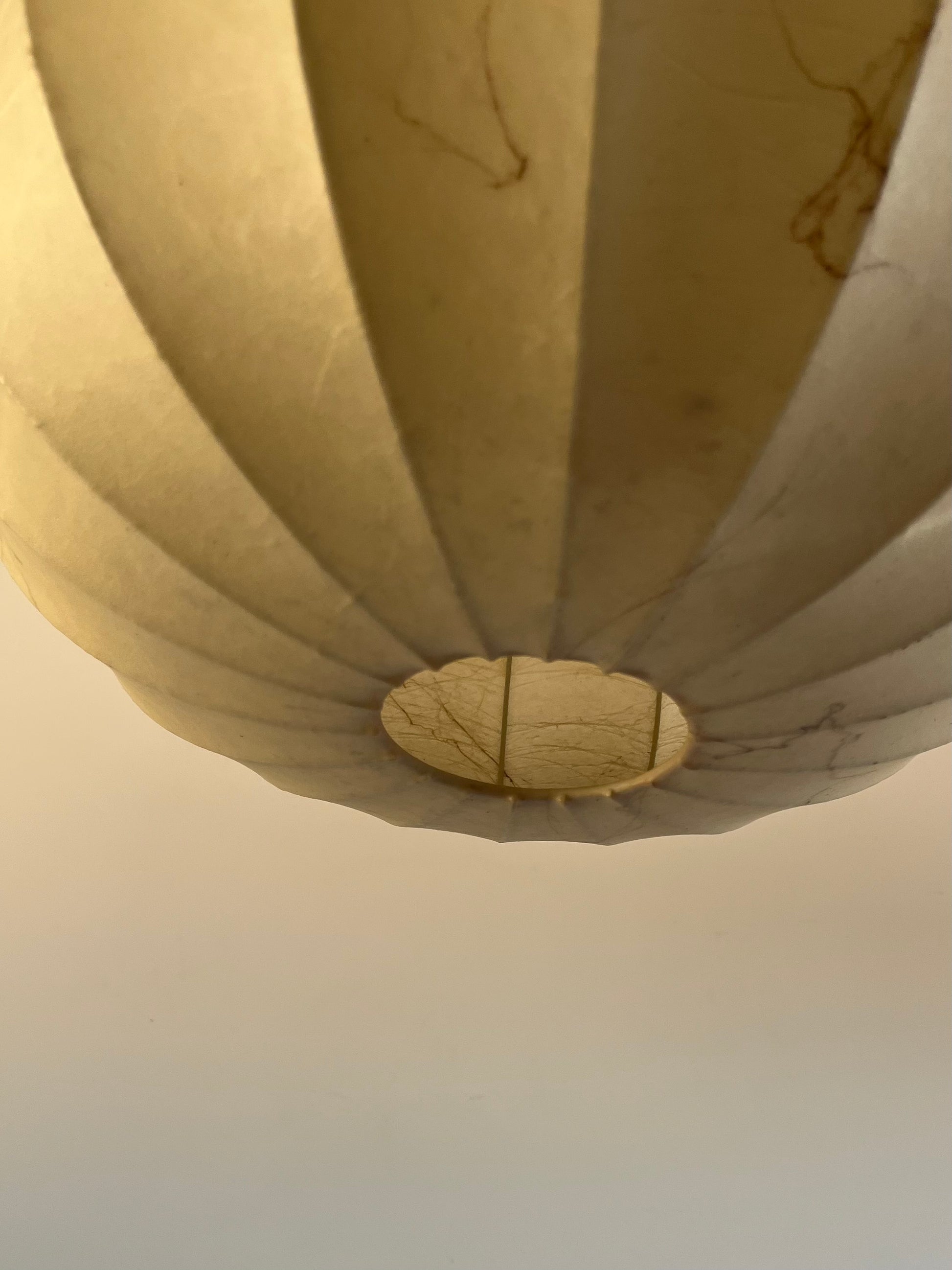 Large Cocoon Pendant Light by Achille Castiglioni for Flos, 1960s — close-up