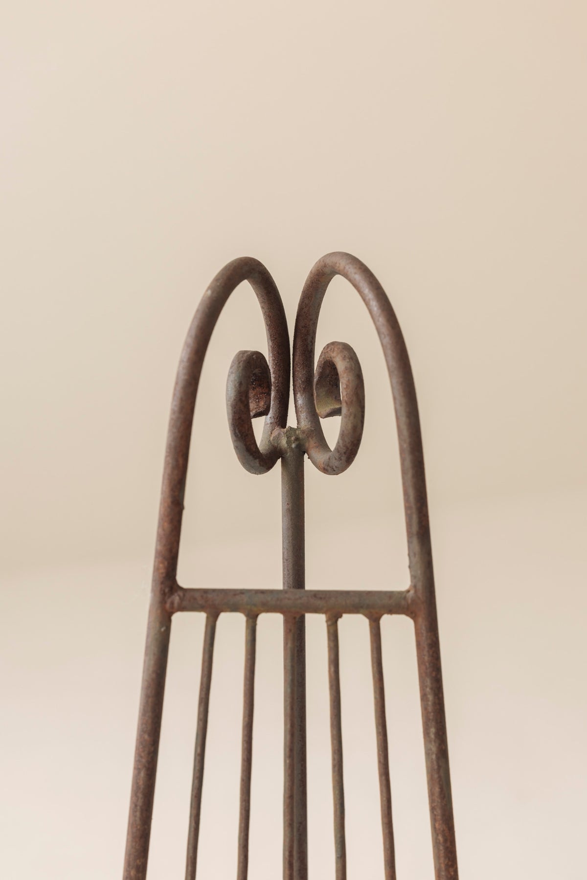 Wrought Iron Side Chair attributed André Dubreuil, France circa 1986 — in context