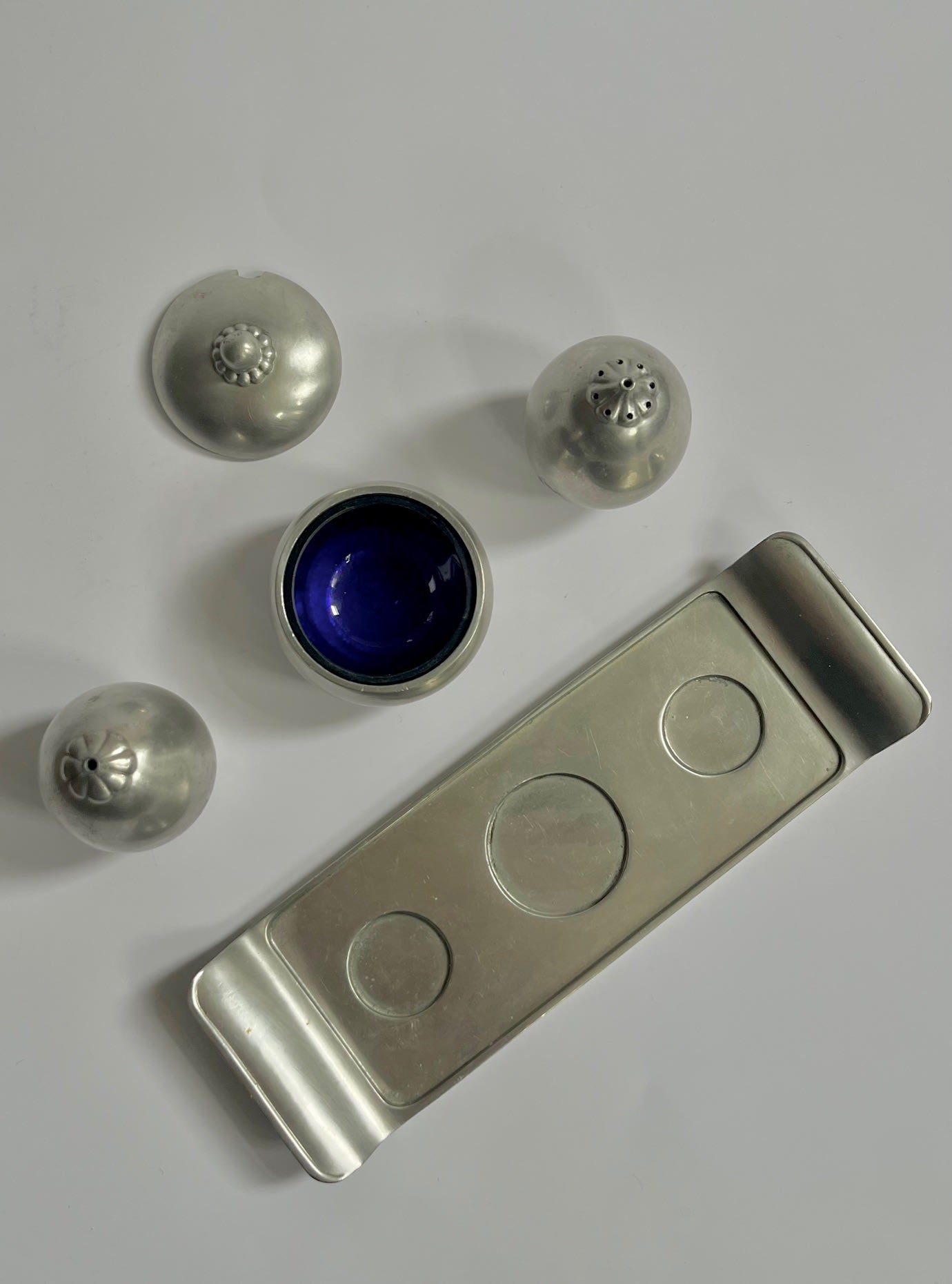 Ensemble de sel et poivre Art Déco par Just Andersen