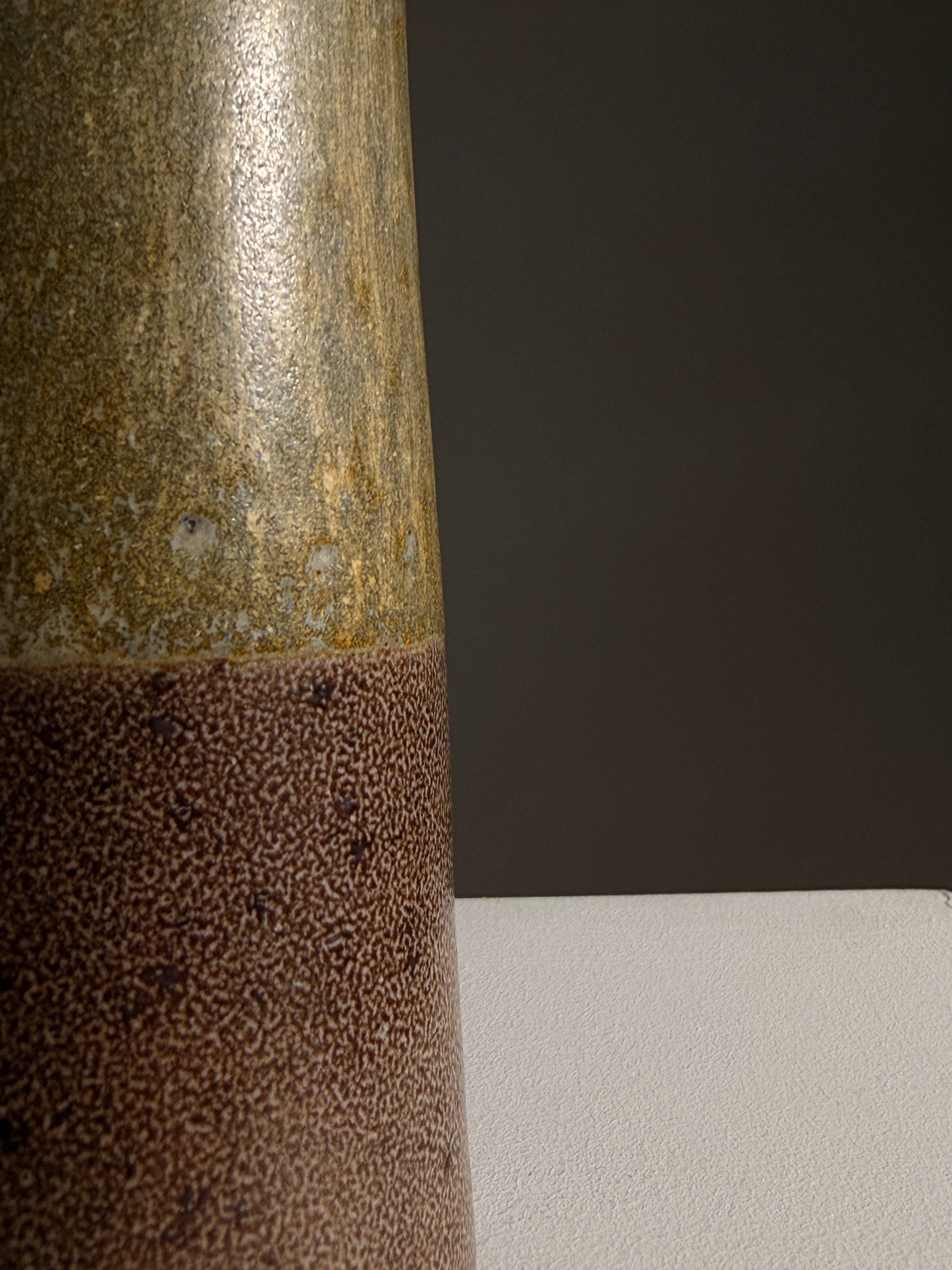 Conical stoneware vase, France, circa 1960 — in context