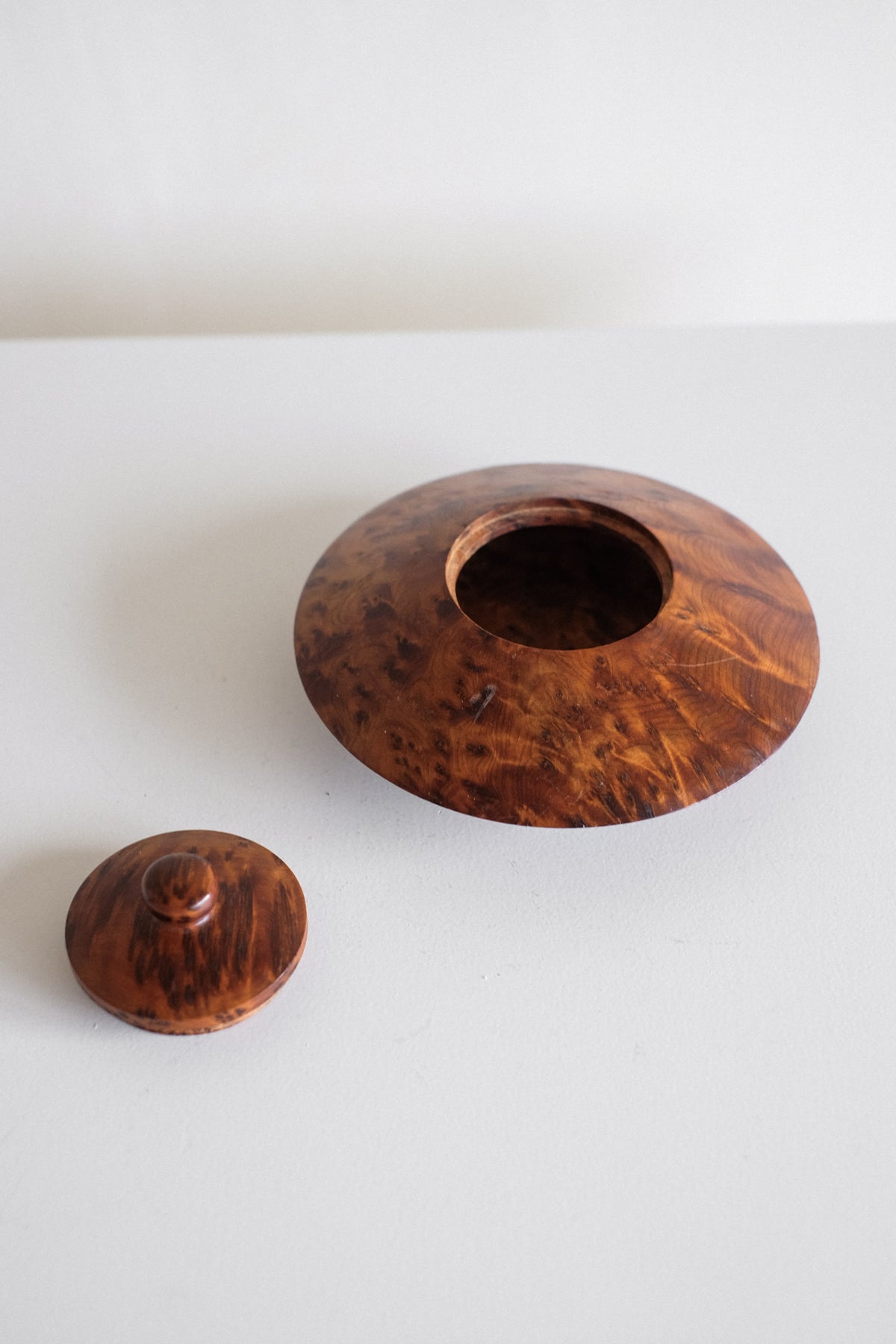 Thuya Wood Box — lifestyle setting