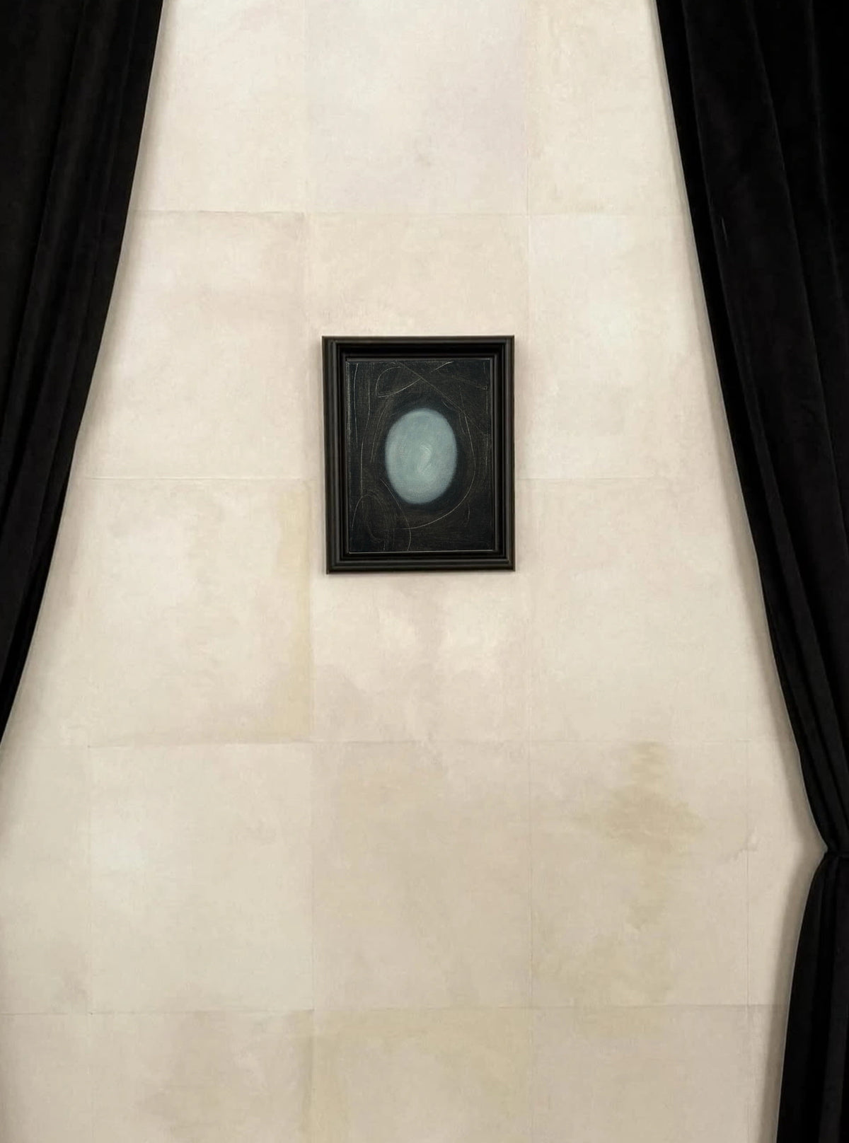'Let go of gravity II' painting — detail view