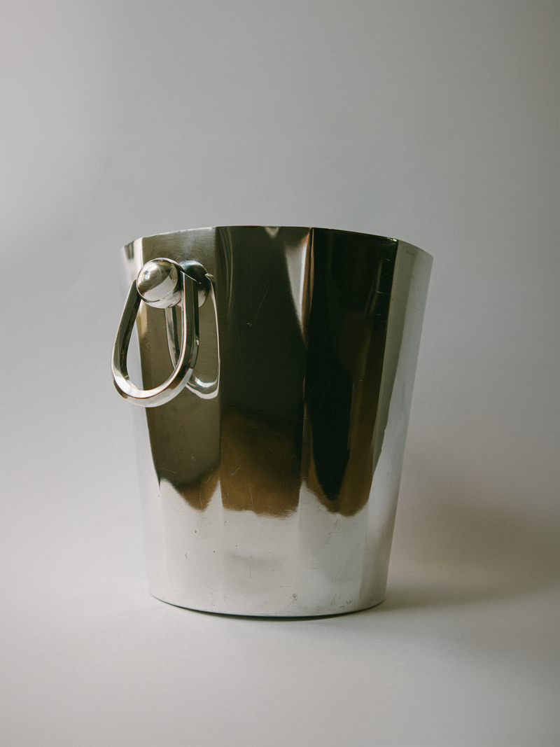 Deschamps Frères French Art Deco Silver-Plated Champagne Bucket, c. 1930s by Trove Paris | The Oblist