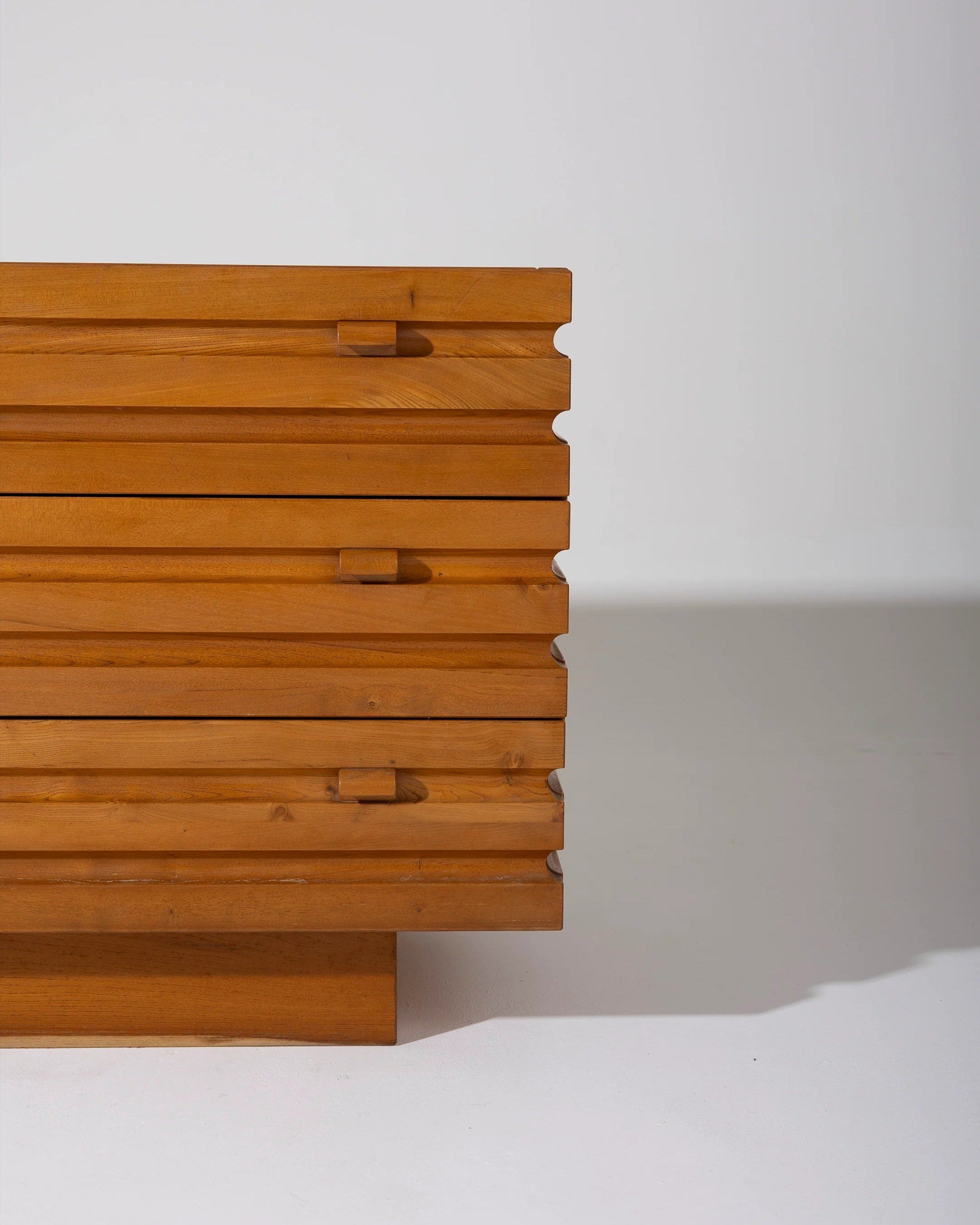 Maison Regain Cabinet in Elm Wood, 1970 France