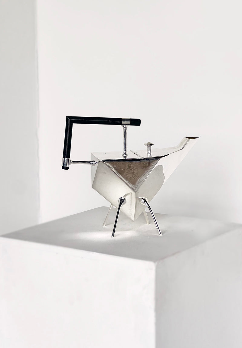 Christopher Dresser Ornate Faceted Teapot by Porter Studio | The Oblist