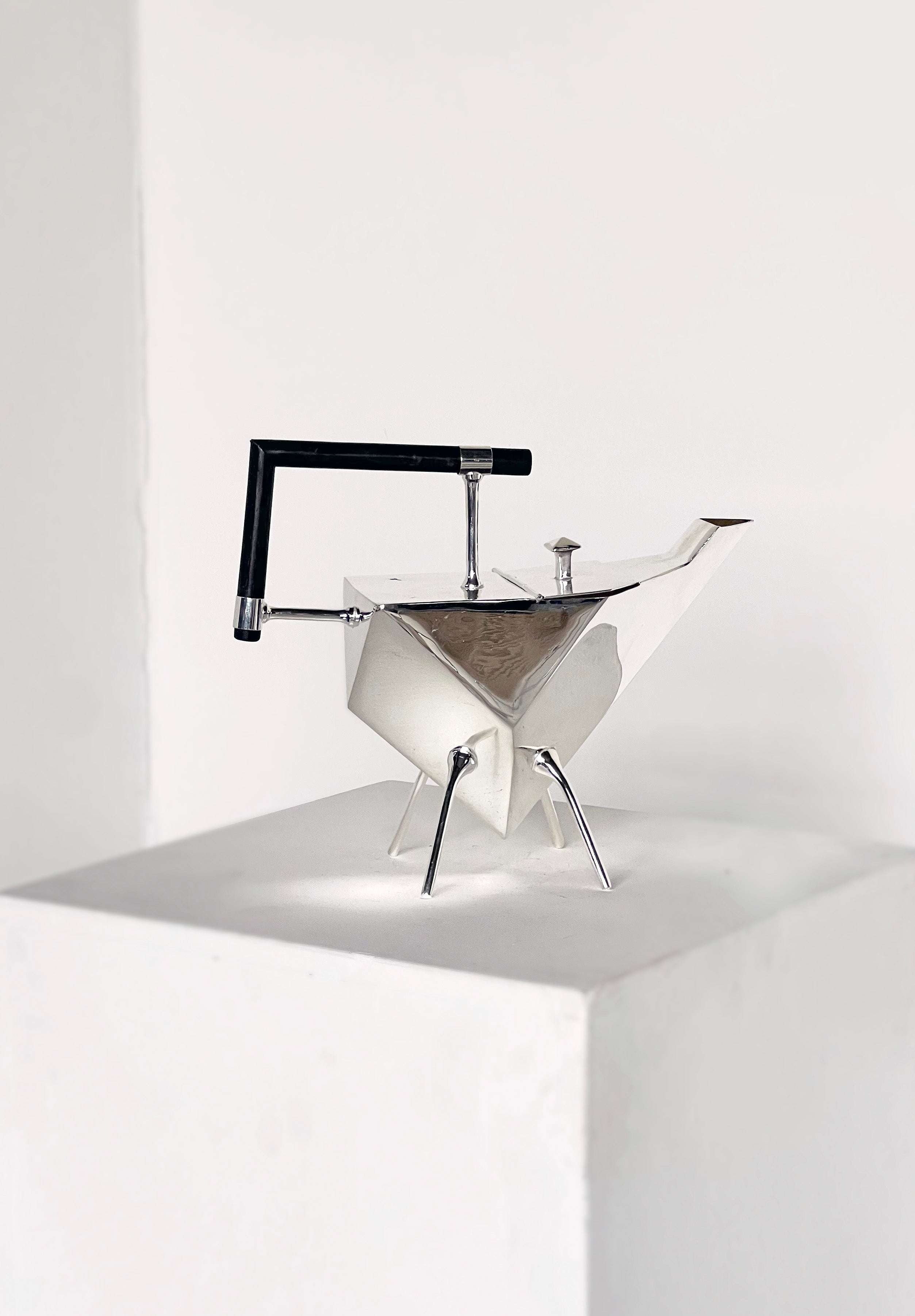 Christopher Dresser Ornate Faceted Teapot by Porter Studio | The Oblist