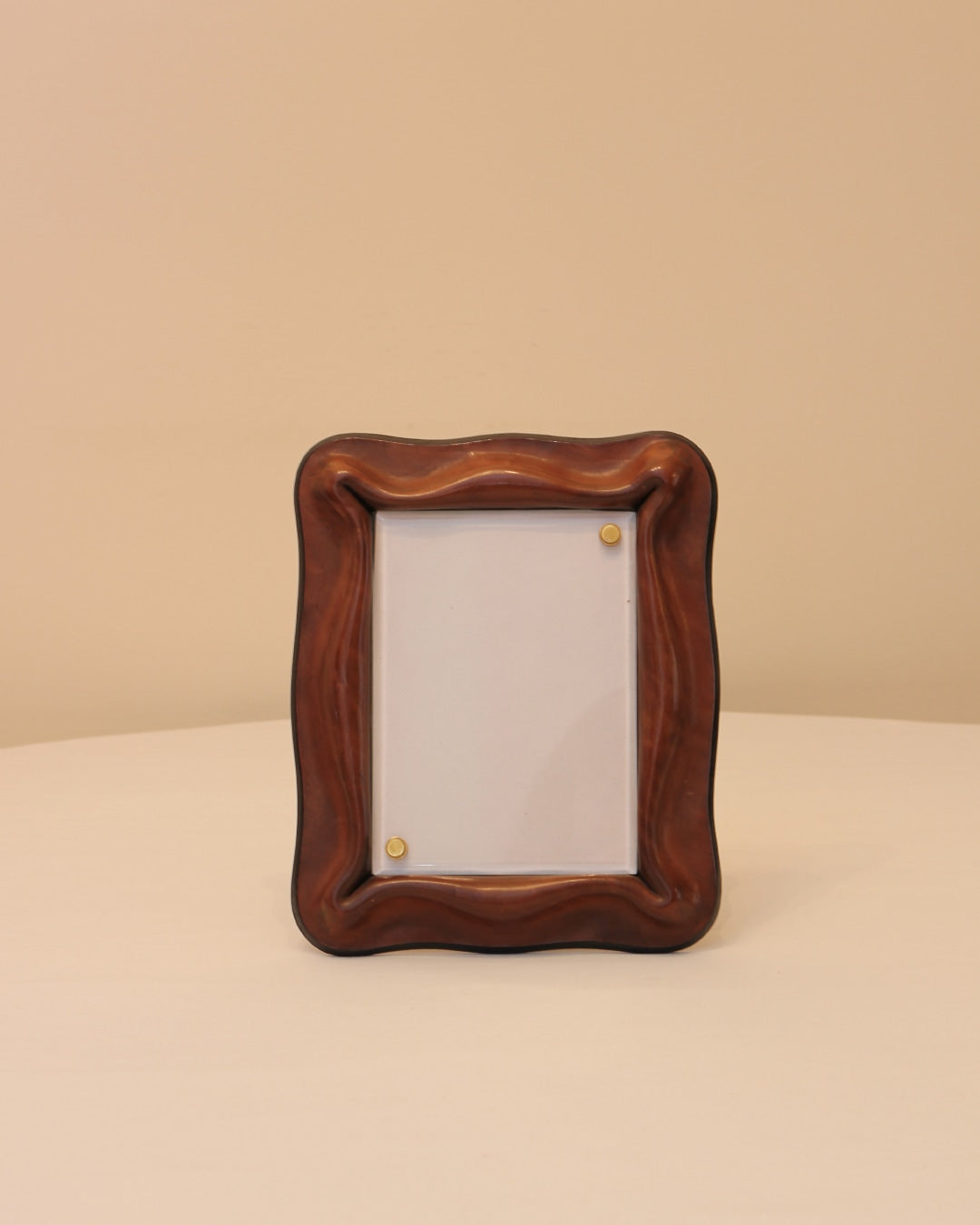 Leather Photo Frame — close-up