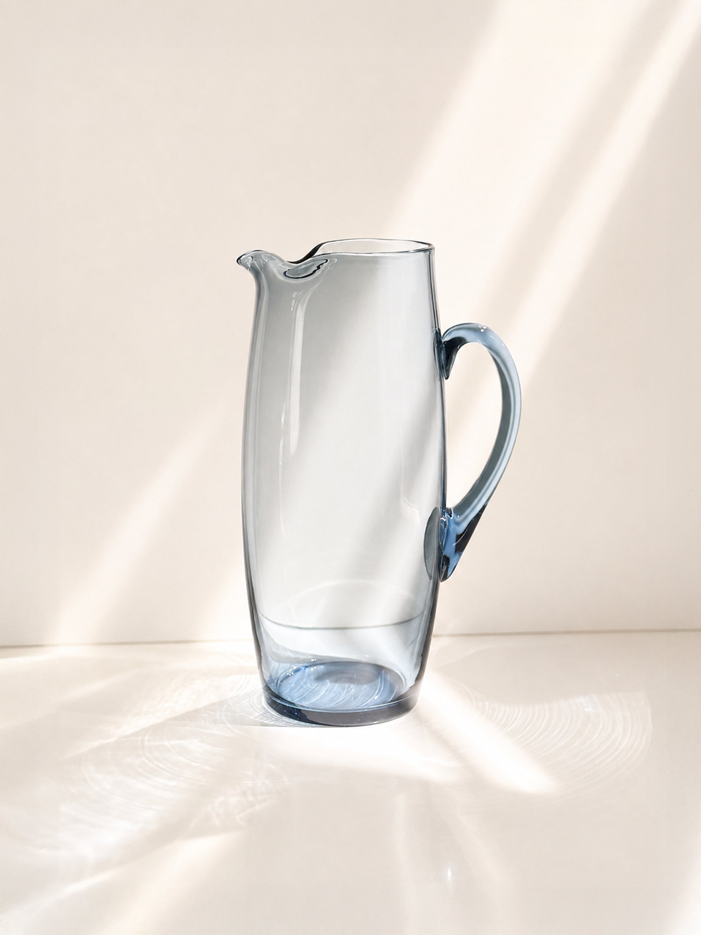 Per Lütken Smoked Blue Glass Carafe for Holmegaard - 1950s by Dodo Vintage | The Oblist