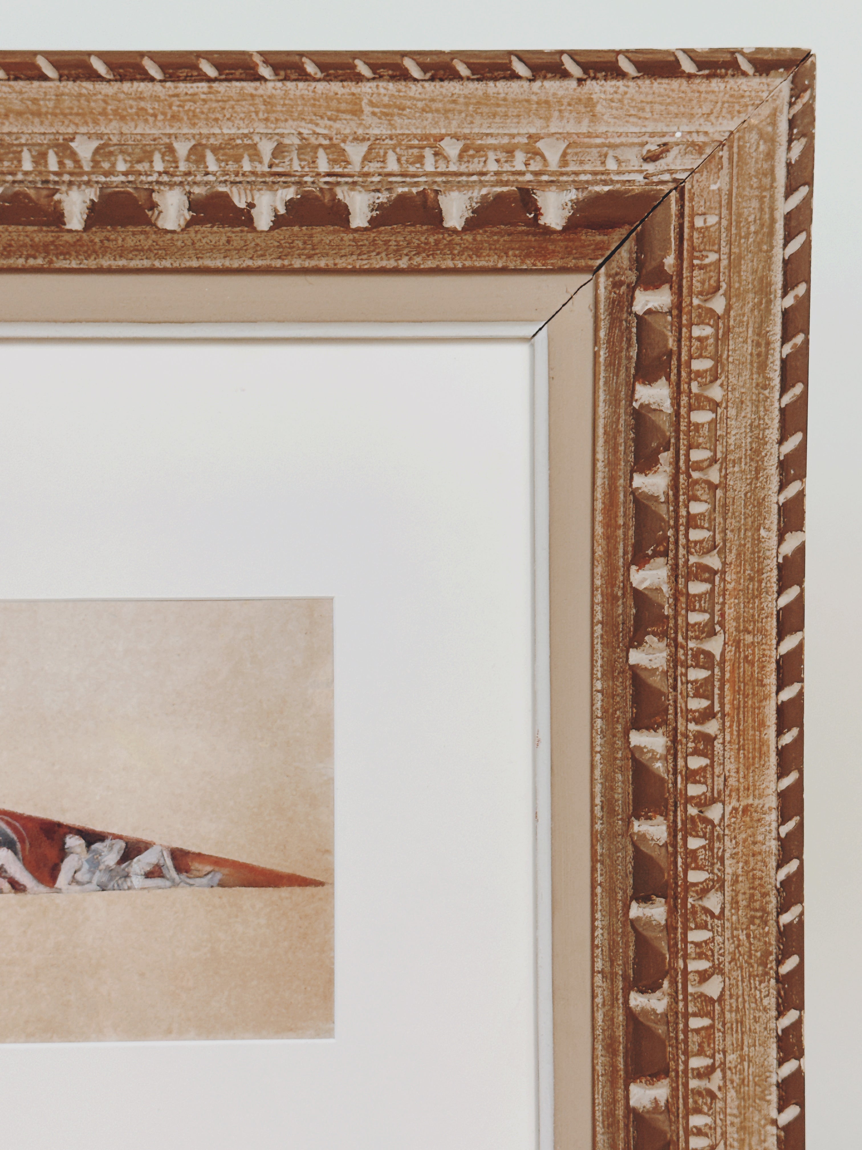 Neoclassical Study of a Pediment c.1810 — side angle
