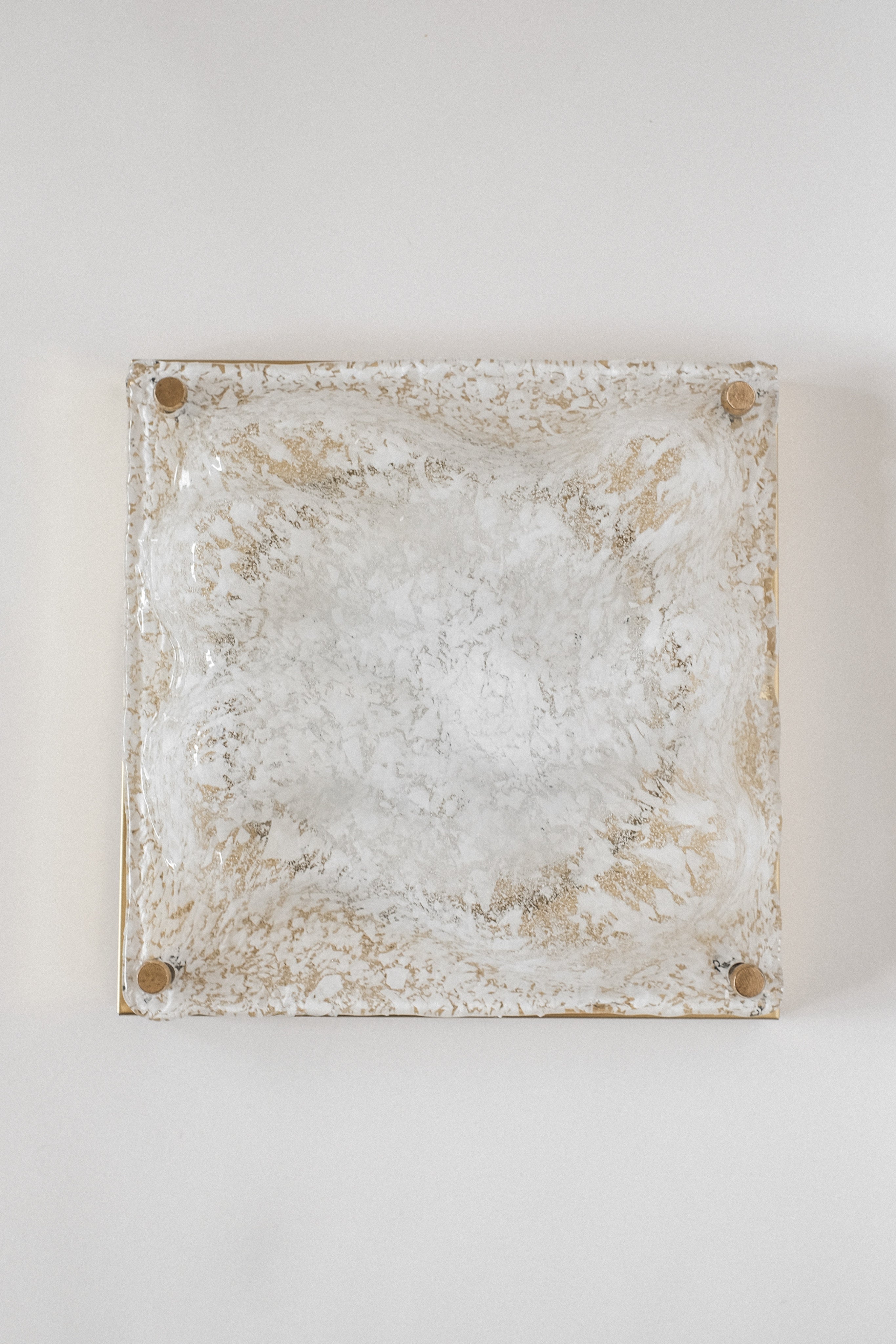 Extra Large Toni Zuccheri Murano Ice Glass Wall Lamp — additional view