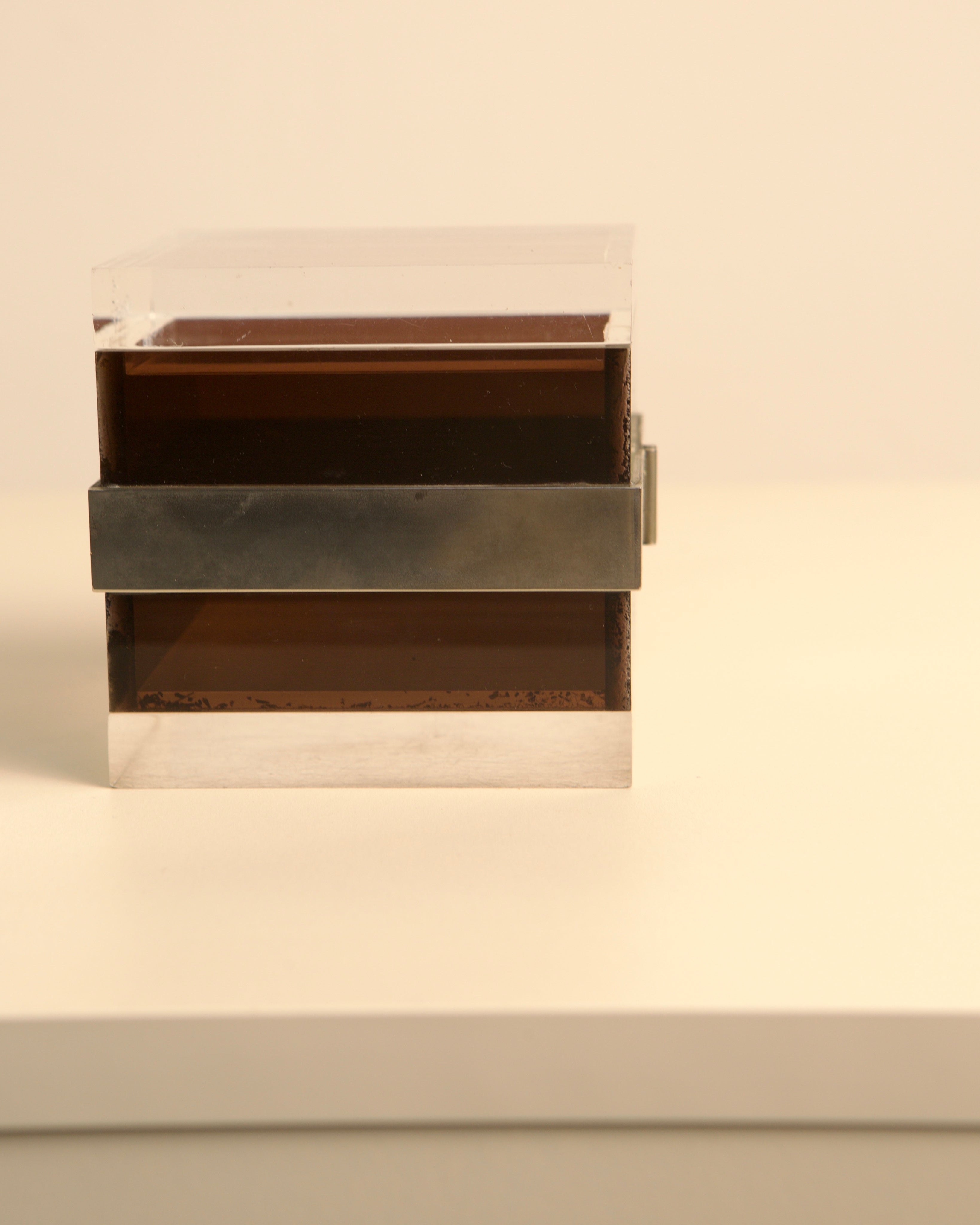 Alessandro Albrizzi cubic storage box detail view 1970s design