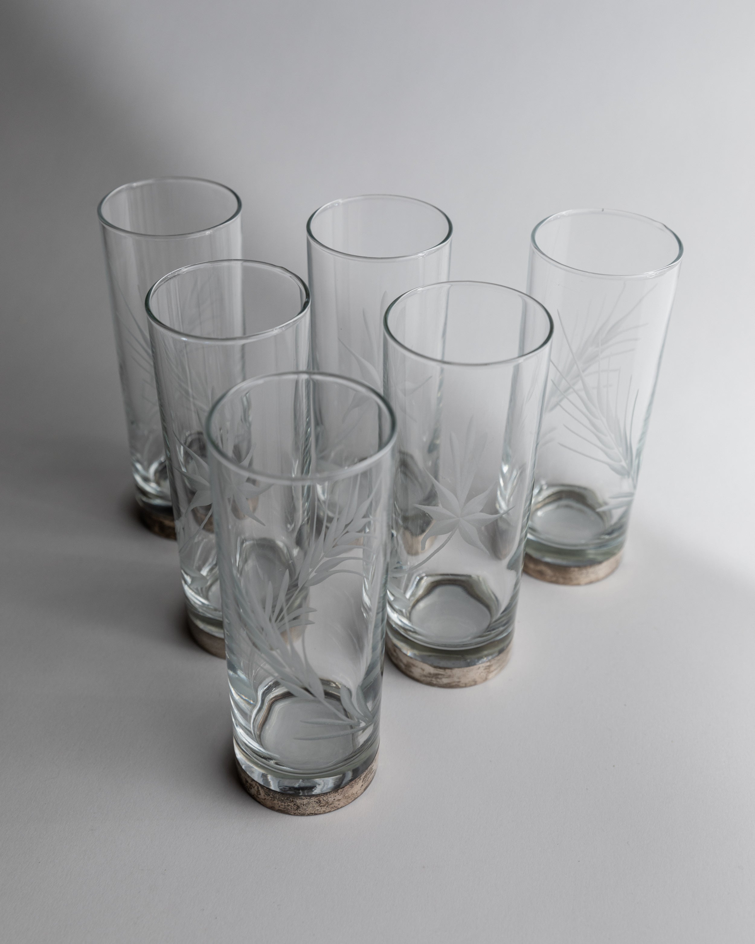 Ensemble de verres à boire de 6, Italie années 60