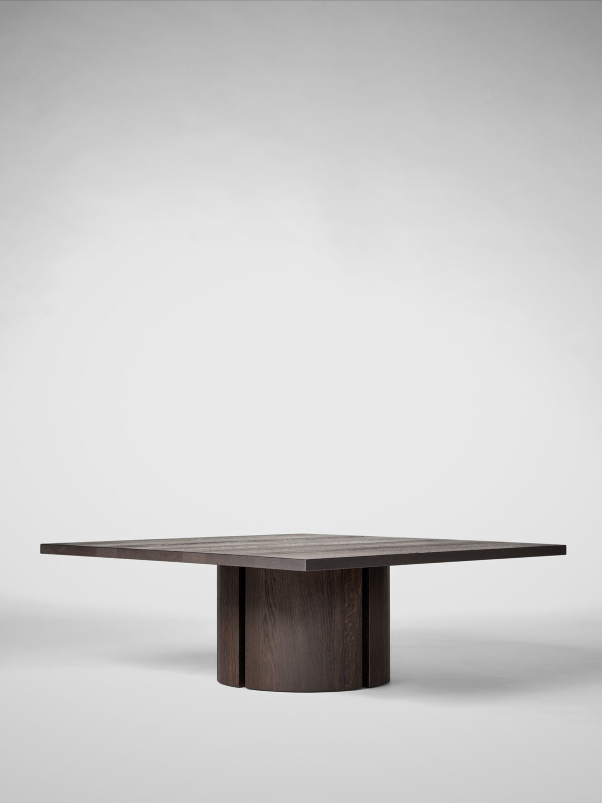 Aperta Square Coffee Table — side angle