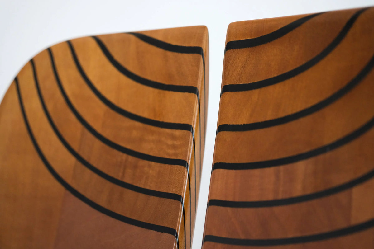 Africa Dining Chairs by Afra & Tobia Scarpa for Maxalto (Set of 6) — close-up