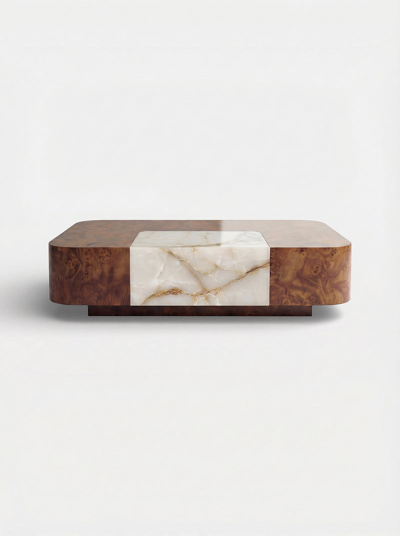 Baci Solo Burl Wood And Shell Onyx by Marbera | The Oblist