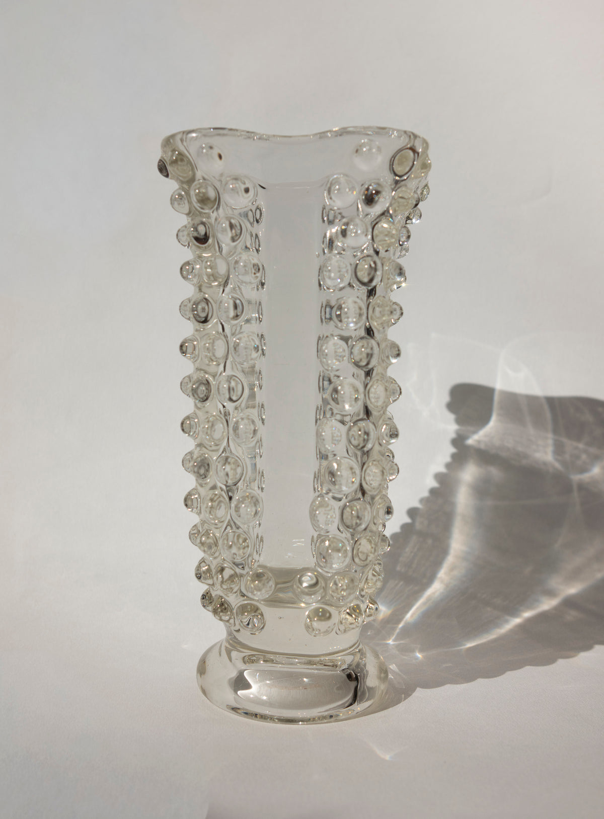 Ercole Barovier “Bugnato” Murano Glass Vase for Barovier & Toso 1960s — detail view