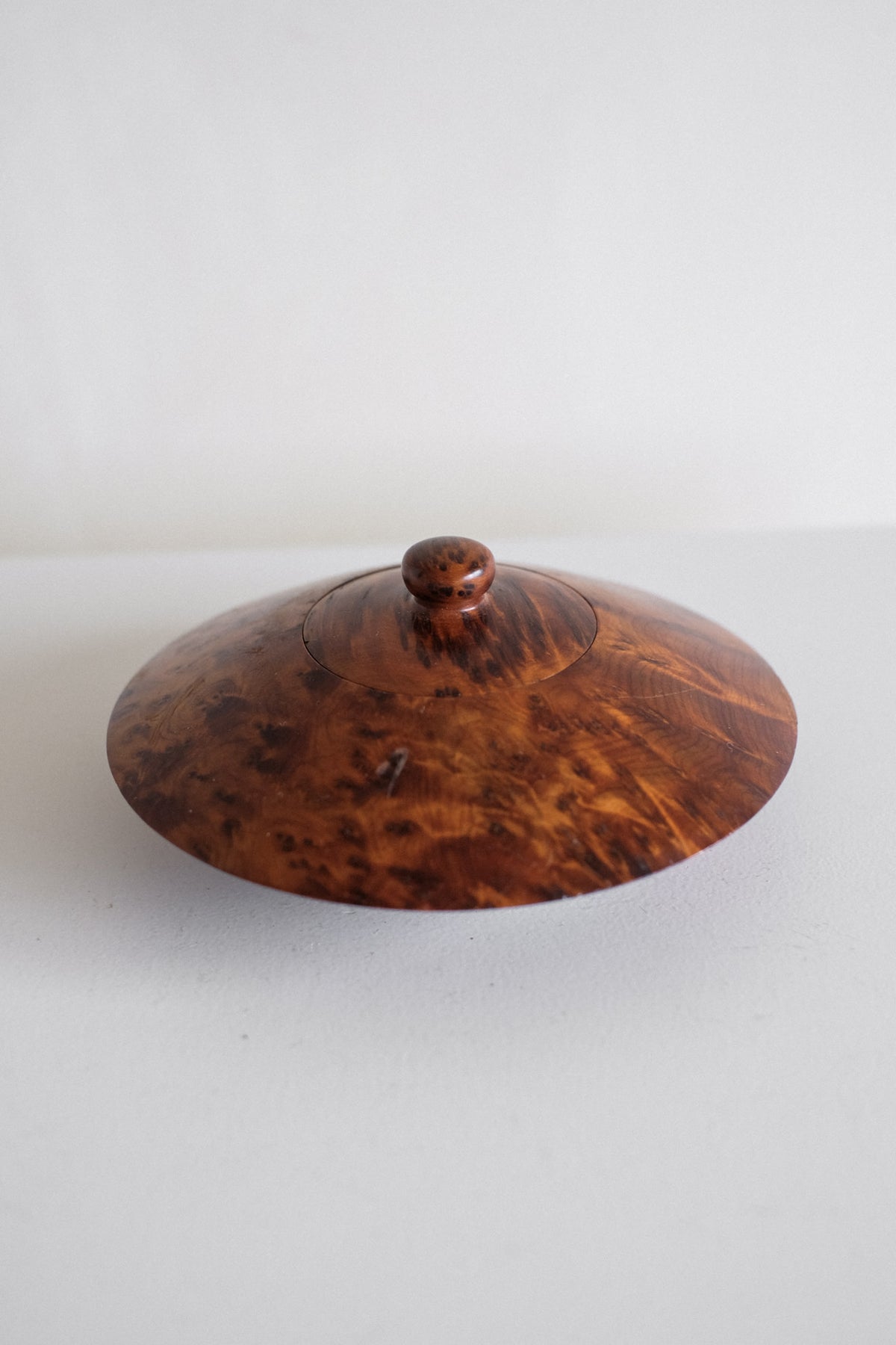 Thuya Wood Box — side angle