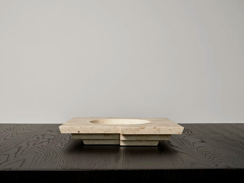 Taes Bowl — side view on dark wooden surface