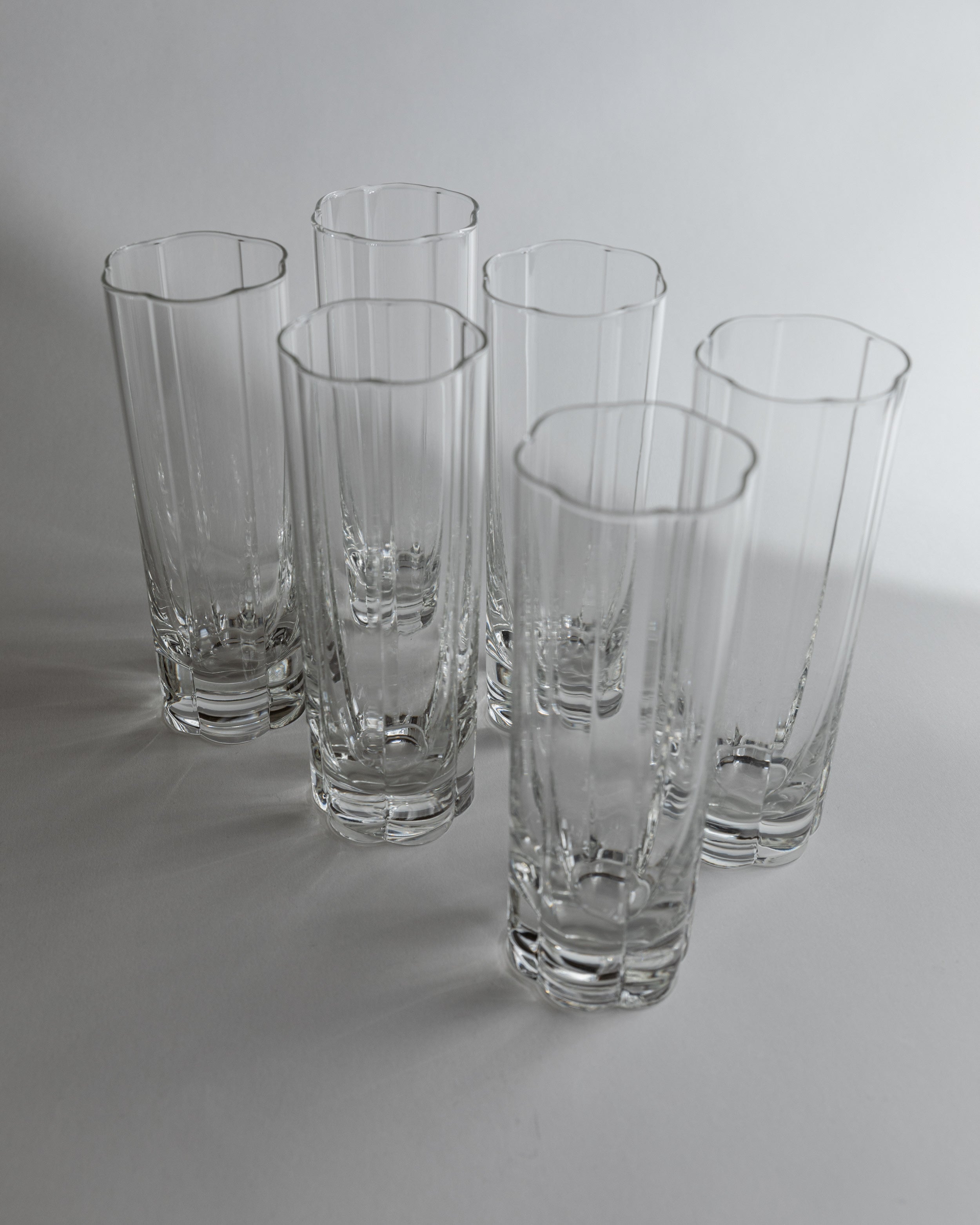 Ensemble de verres à boire de 6, Italie années 1980