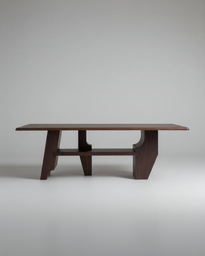 Knox Dining Table in Wood — detail view