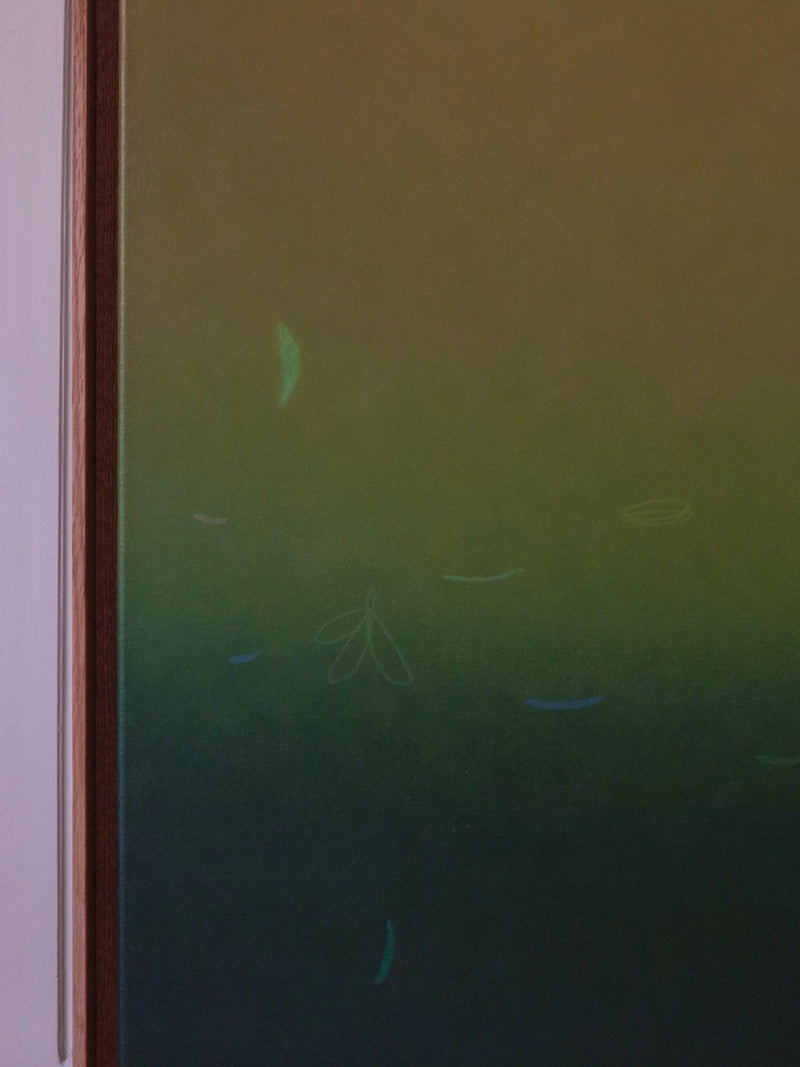 Within Canopy #1 — close-up of green gradient with subtle details