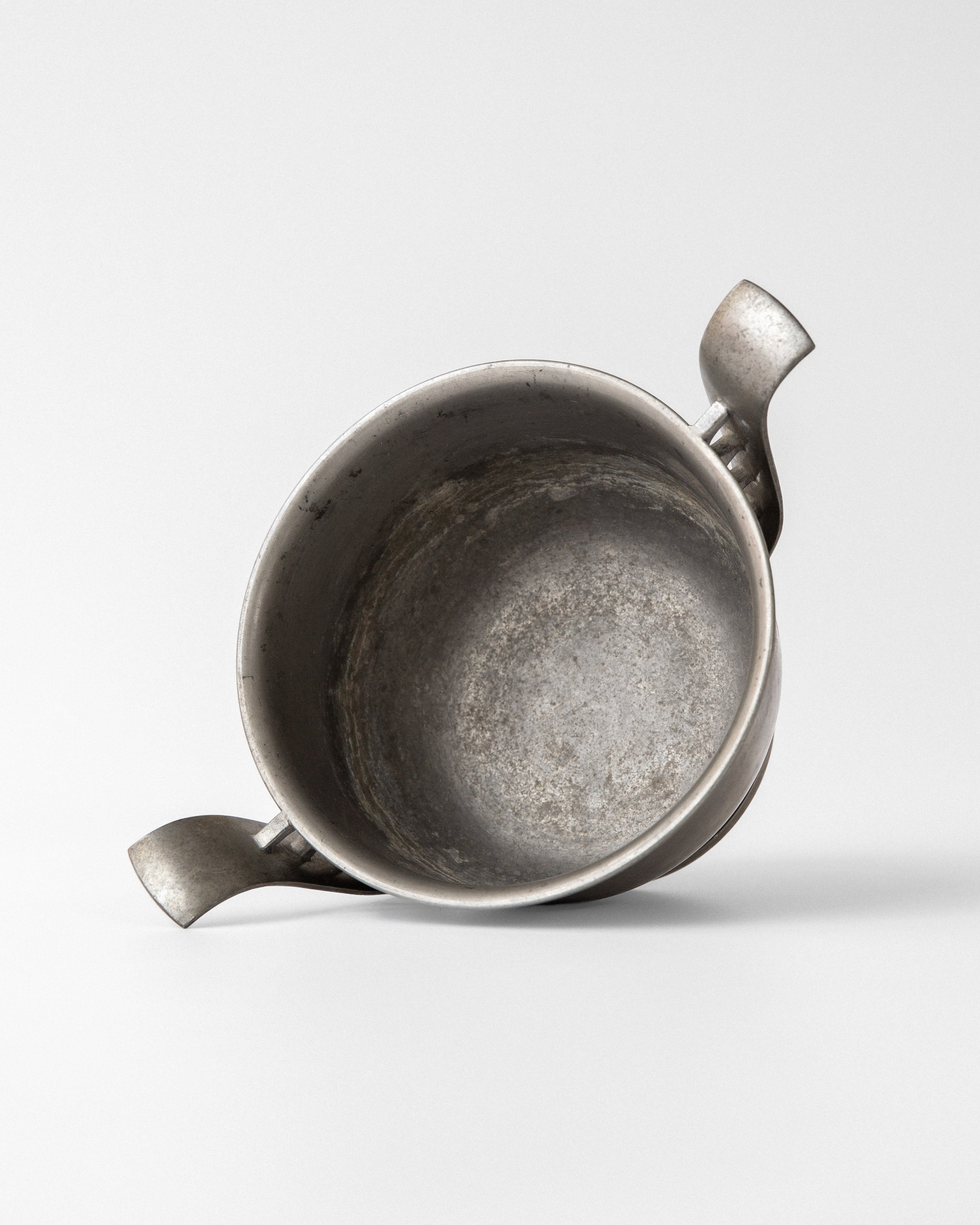 Bol en étain Art déco par Edvin Ollers, années 1930, Suède