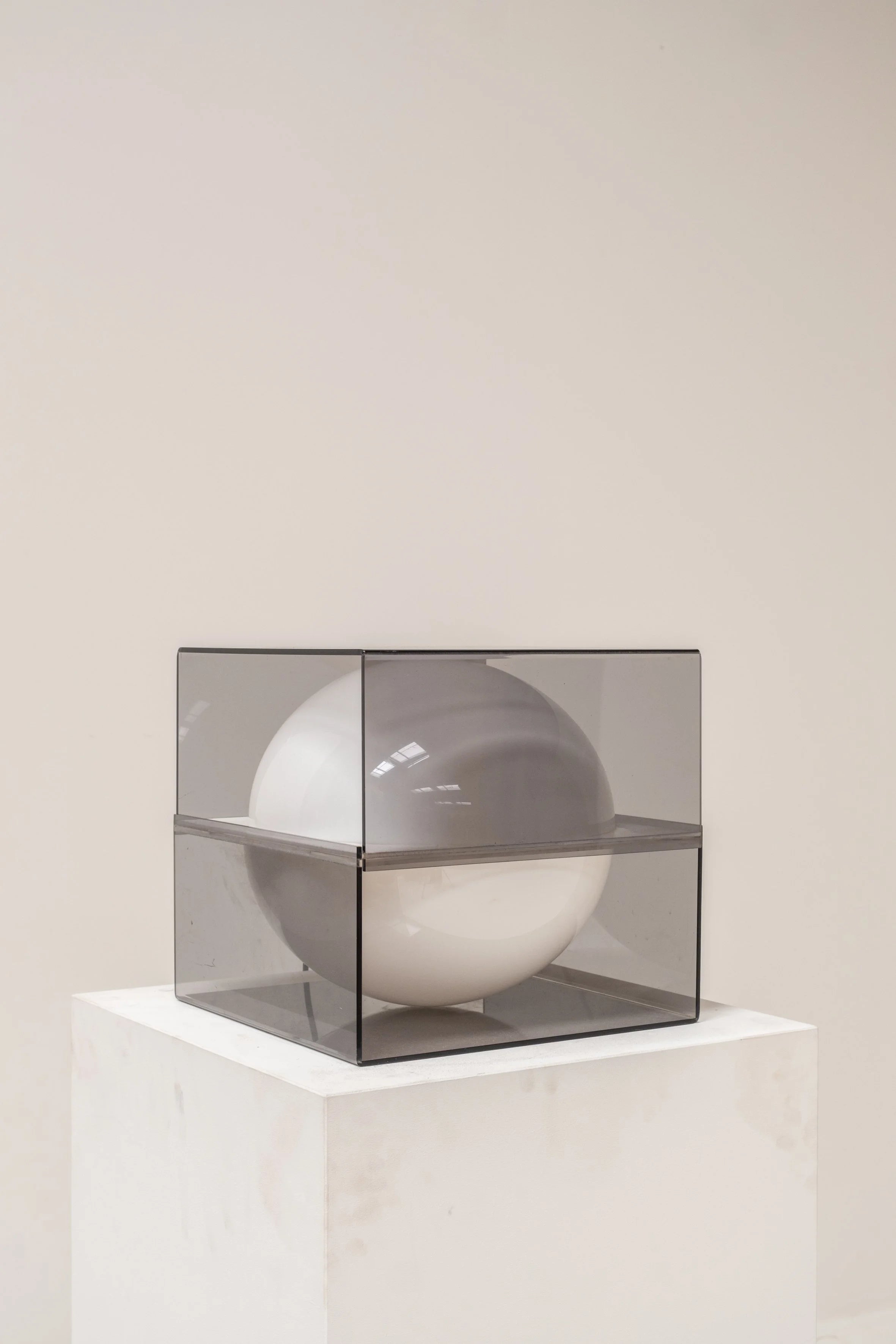Kubic lamp, Italy 1970s — side angle
