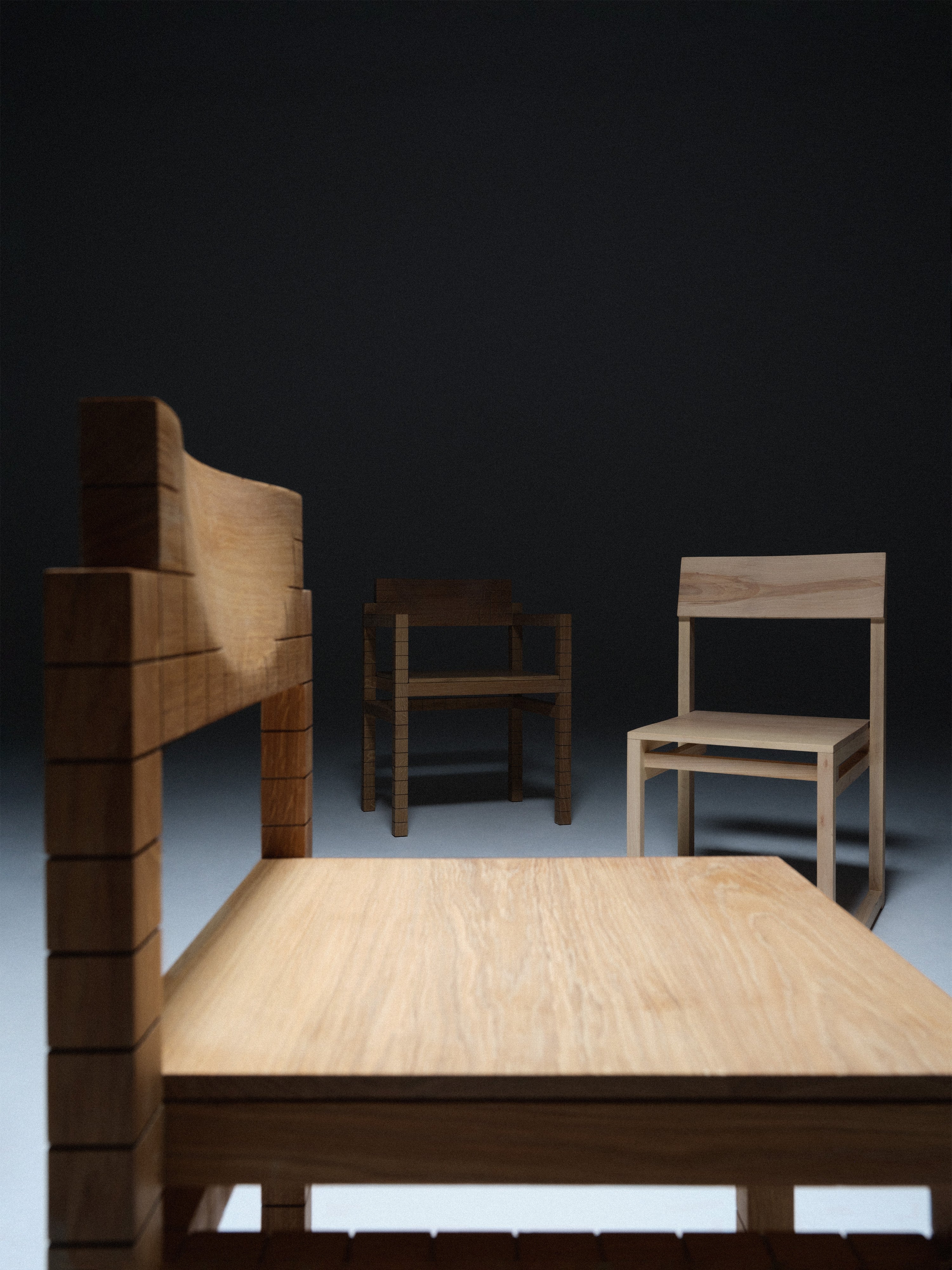 Mosaico Chair — side angle